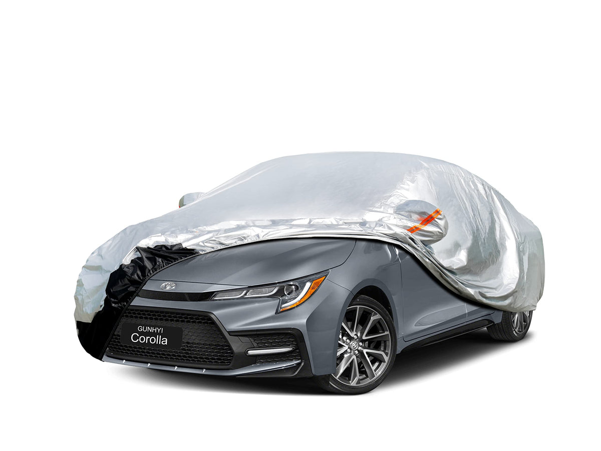 Gunhyi Car Cover Custom Fit Toyota Corolla (2006-2025) Waterproof For Automobiles, Oxford Sun Rain Dust Snow Protection (Ships F