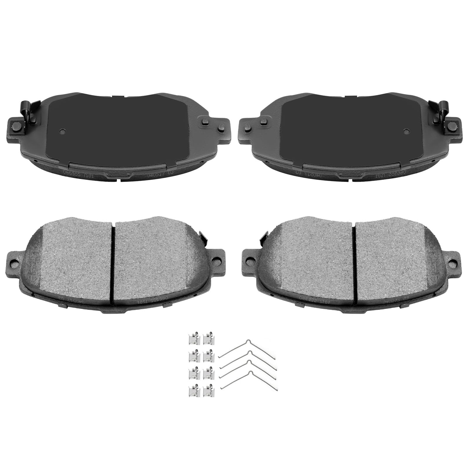 Automuto 4Pcs Front Ceramic Disc Brake Pads Set D619 For Lexus Gs300 Gs400 Gs430 Is300 Sc430 For Toyota For Supra