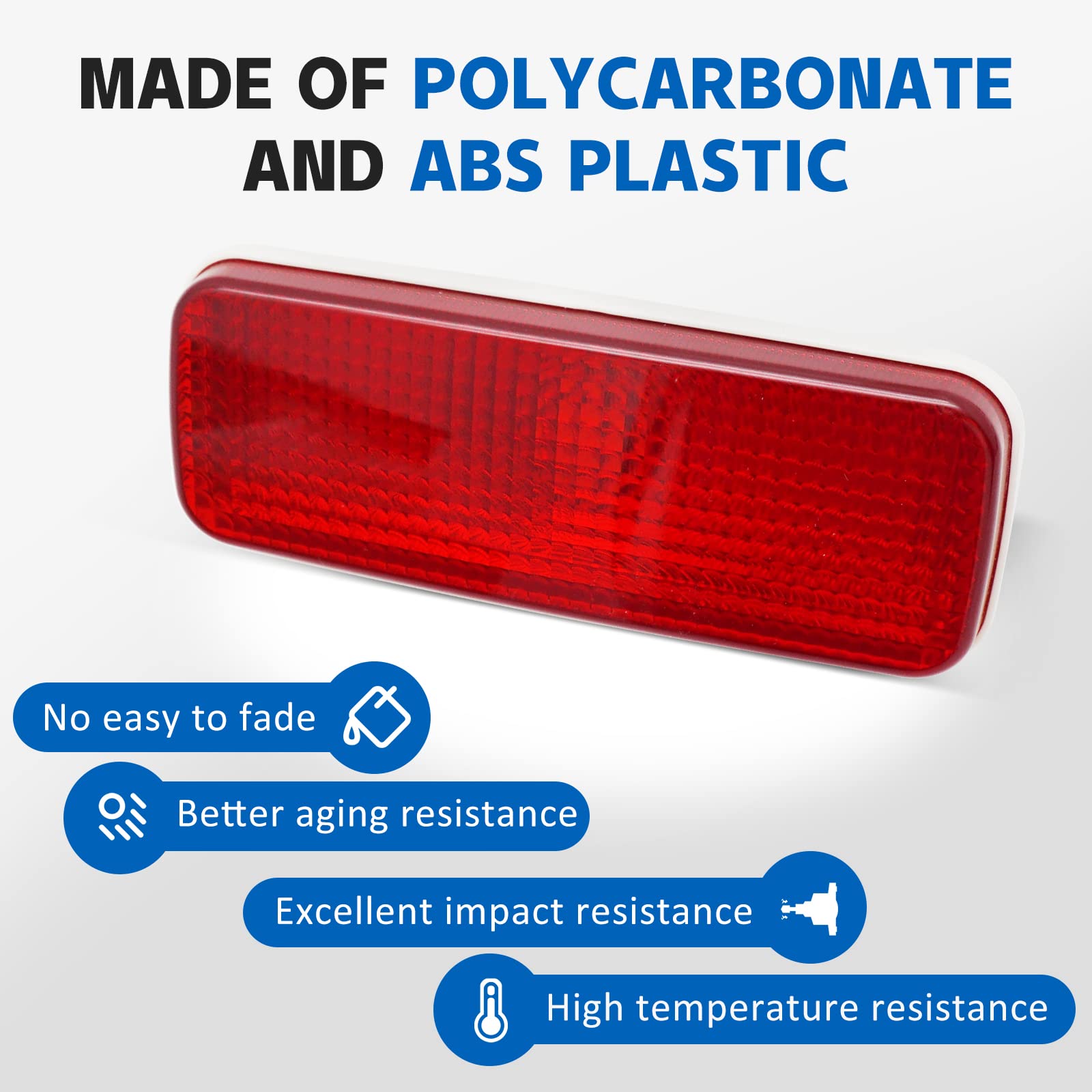 Taillight Lens For Honda Fourtrax 300 Foreman 400 1988-1996 Recon 250 Foreman 450 1997-2000 Fourtrax 200 1987-1997 Atc125 1987