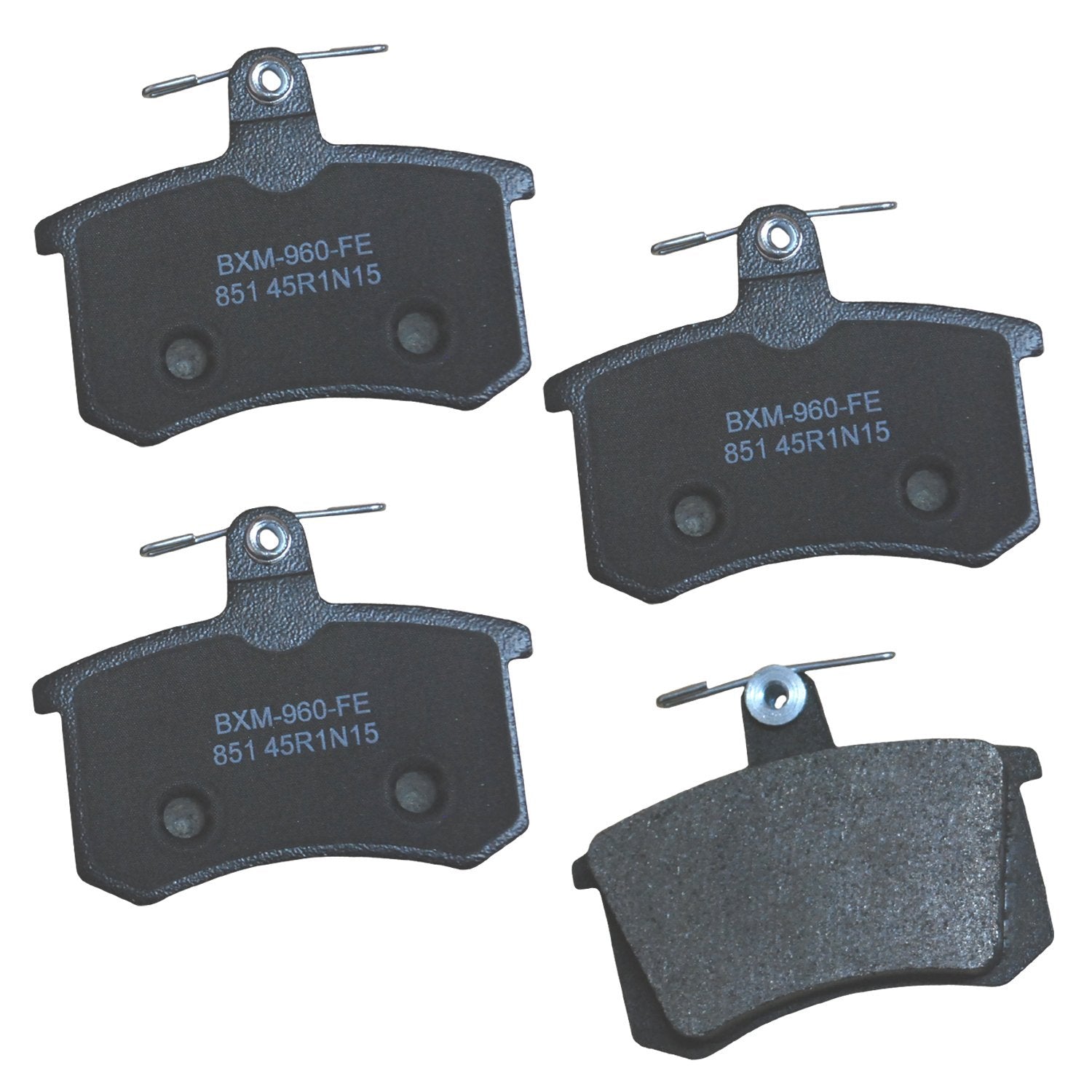 Bendix Premium Sbm851 Semi-Metallic Rear Brake Pads For Audi A4 Quattro 1998, A4 Quattro 2001, A8 1999-1997, A8 Quattro 2000
