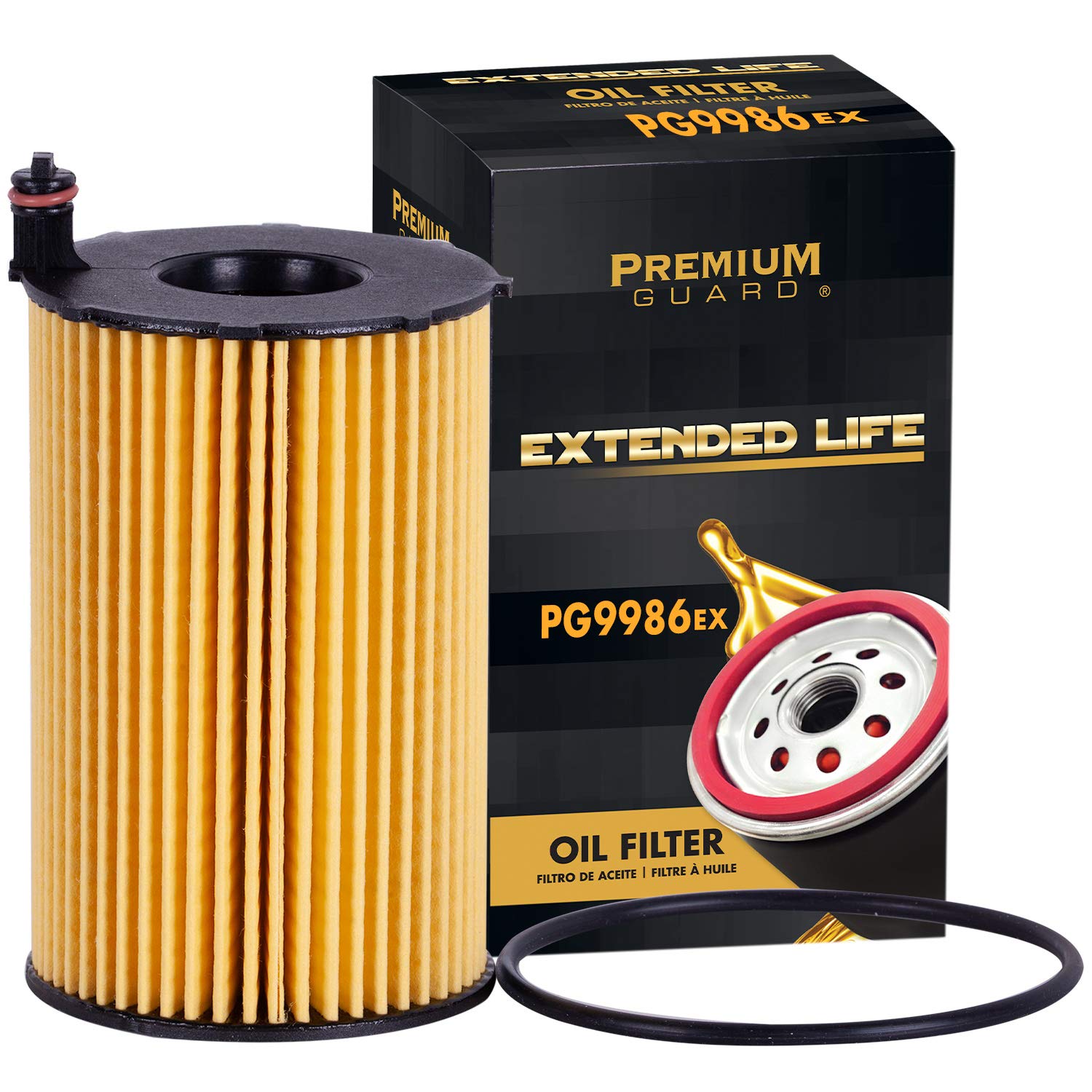 PG Oil Filter, Extended Life PG9986EX| Fits 2013-16 Audi Q7, 2014-16 Q5, A6 Quattro, A7 Quattro, A8 Quattro, 2013-18 Porsche Cayenne, 2013-17 Volkswagen Touareg