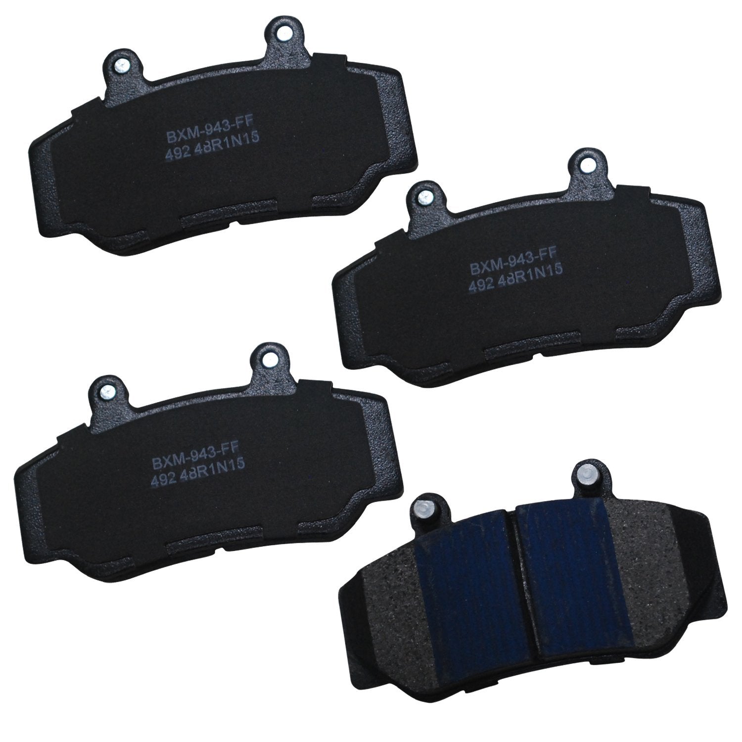 Bendix Premium Sbm492 Semi-Metallic Front Brake Pads For Volvo 740 1992-1985, 745 1985, 760 1990-1983