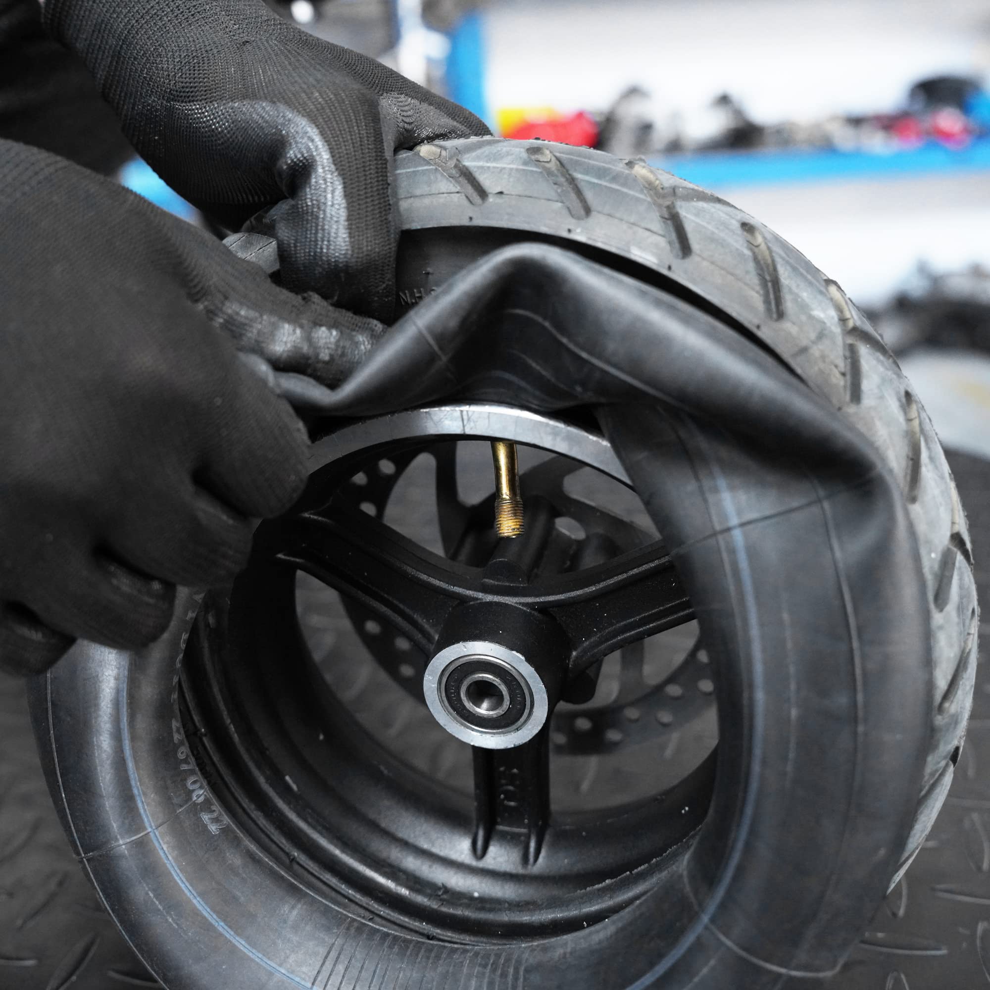 2 Pack Of 10X2.50 10' Inner Tube Thicken Replacement For 10 Inch Smart Electric Scooter Fit 36V 48V 400W 500W 800W Hub Motor 90° Tr87 Angled Stem, Not 2.50-10