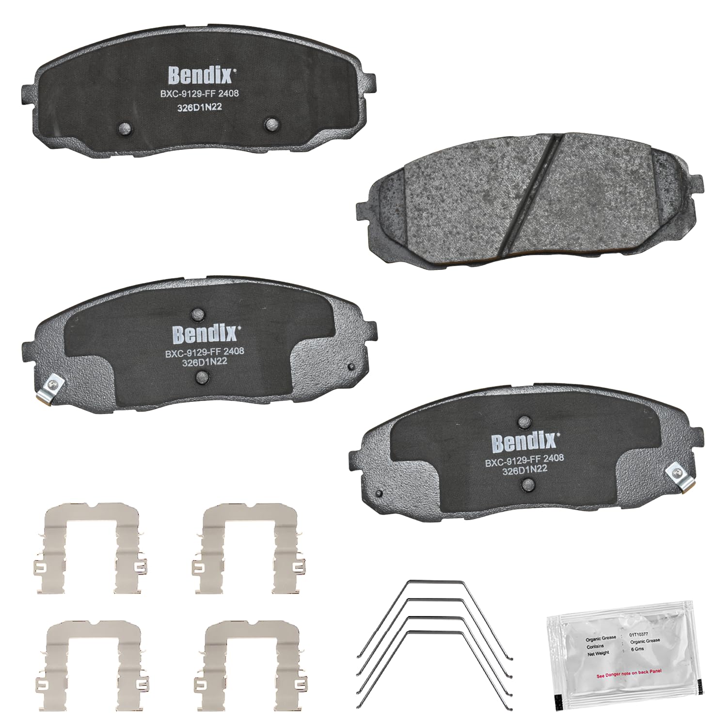 Bendix Priority1 Cfc2408 Ceramic Front Brake Pads For Kia Sedona 2021-2015