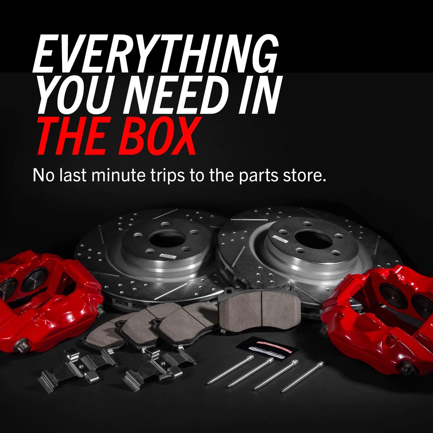 Power Stop Brake Kit For 300, Challenger, Charger, Magnum [Model Specific] Z36 Truck & Tow Front And Rear Caliper Kit-Drilled/Sl