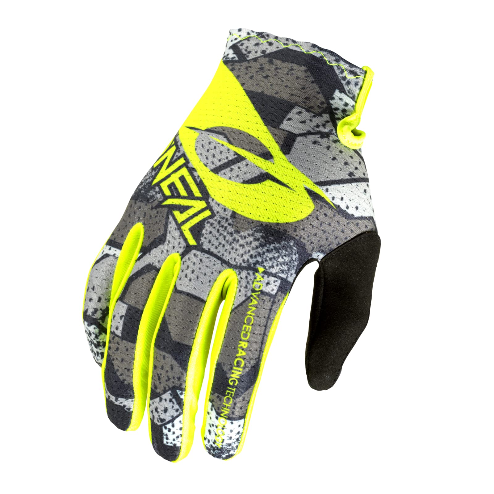 O'Neal Matrix Camo Glove, Gray/Yellow 10