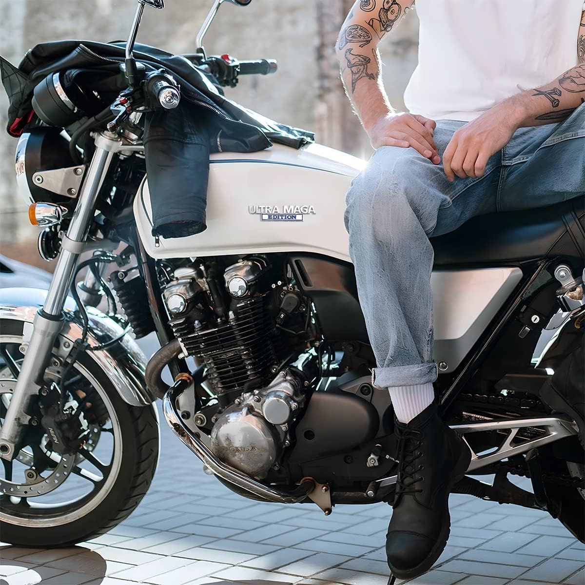 Aicel Ultra Maga Edition Emblems, 3D Raised Full Metal Car Decals, Classic Personality Labels Car Badges With Strong Adhesive, E