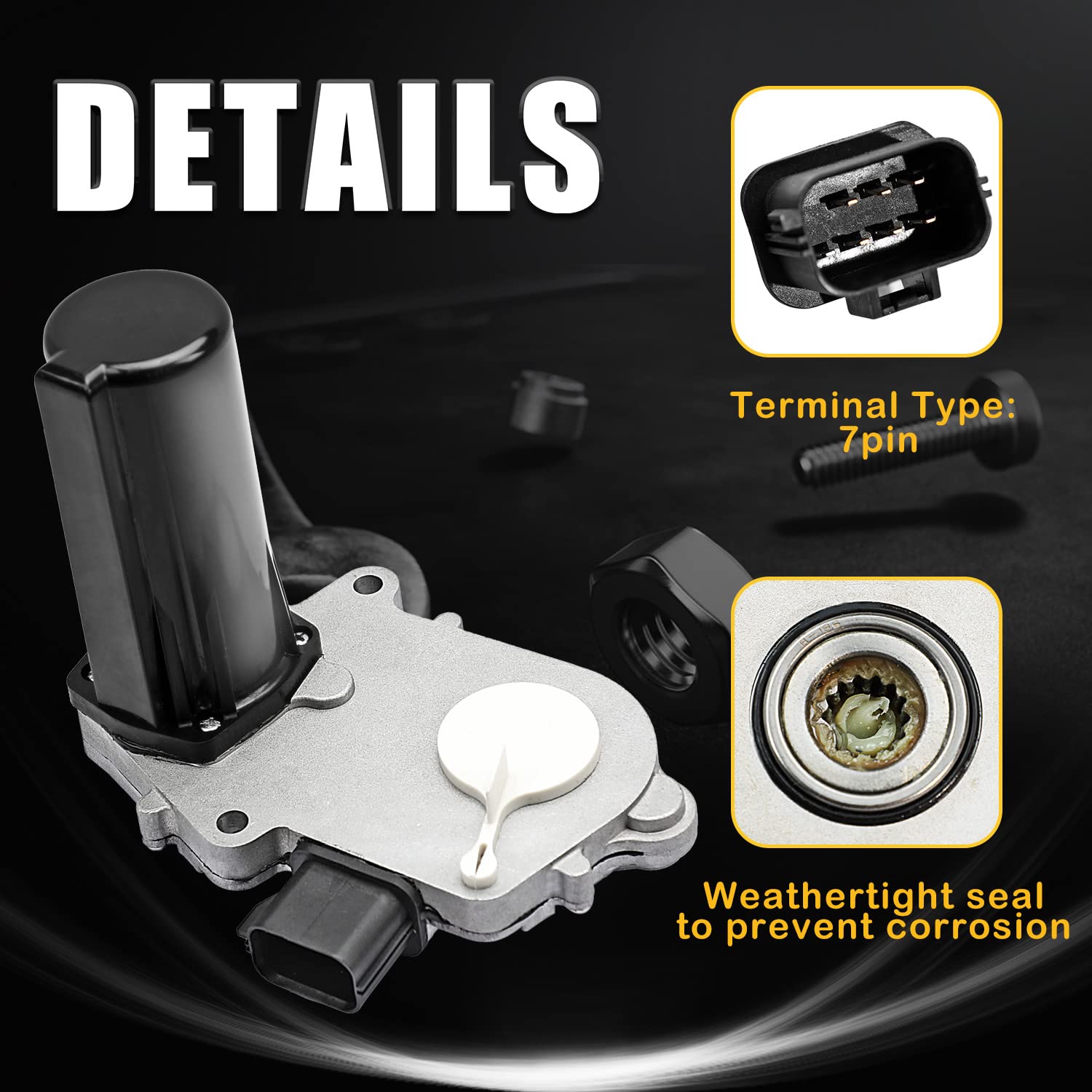 Fexhull 600-935 4Wd Transfer Case Motor Fit For Dodge Durango Ram 1500 2500 3500 4500 5500 Dakota Aspen Fit For Mitsubishi Raider 420-160,5143477Aa,5143477Ab,48-306,278063,600935