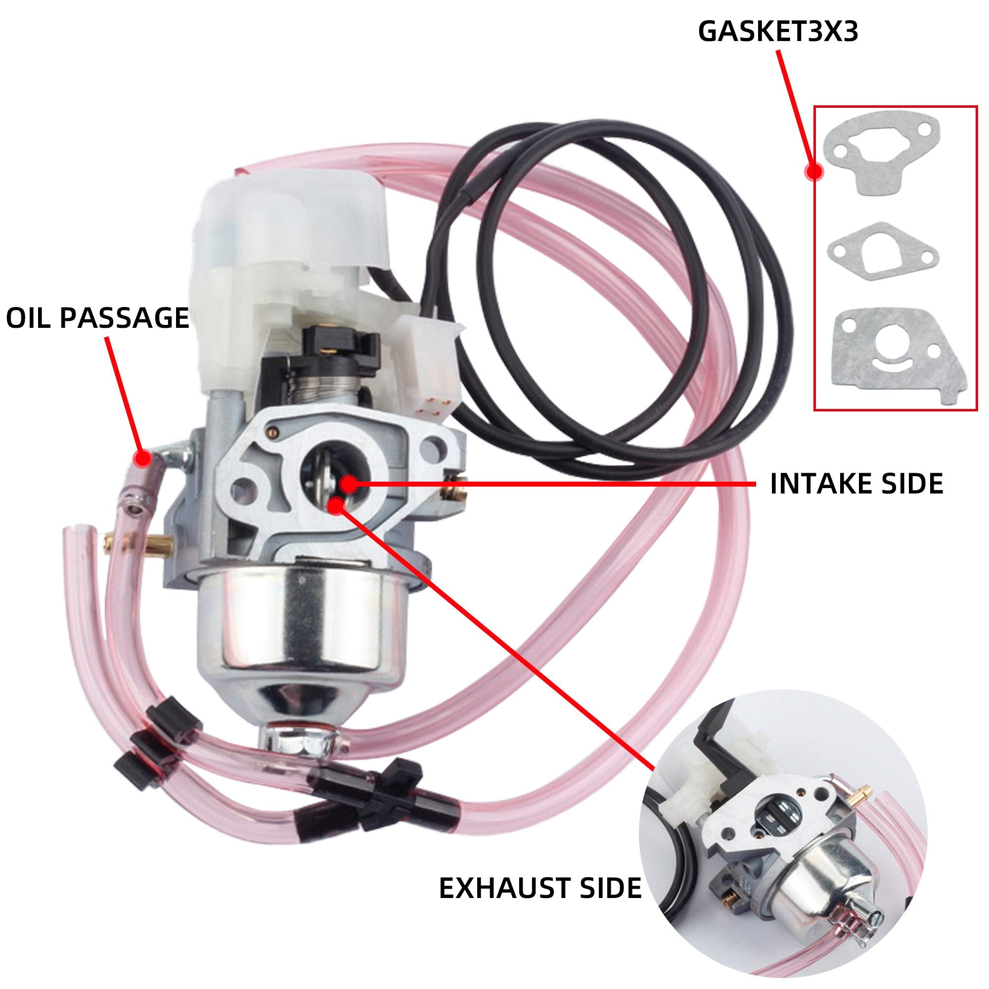 Dasbecan 16100-Z0D-D03 Carburetor Compatible With Honda Eu2000I Eb2000I Eu2000Ik1 Eu2000It1 Bf30E D/E Generator Carb Replaces 16