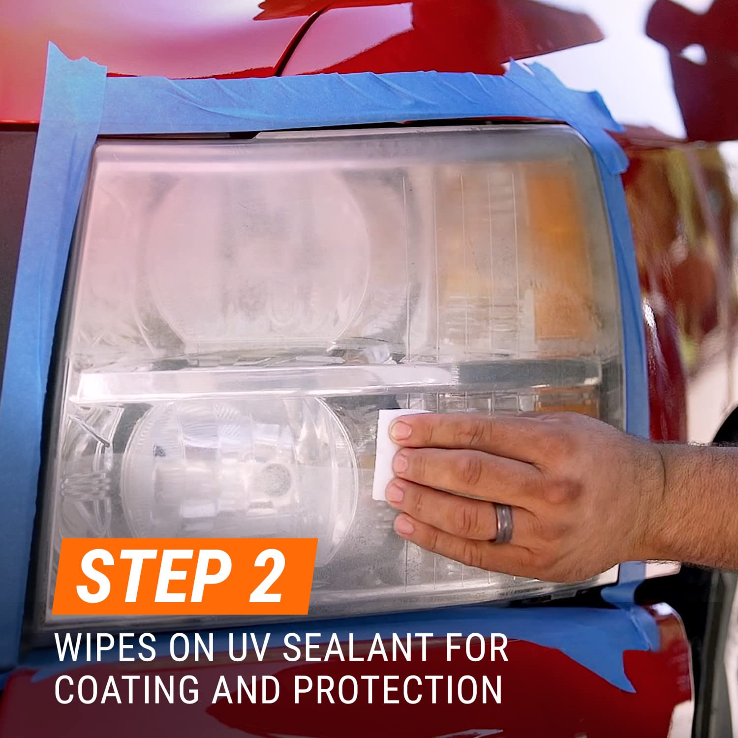 Armor All Car Headlights Cleaner Wipes , Cleaning Wipes For Headlights For Cars, Trucks, Mortocycles, 6 Wipes