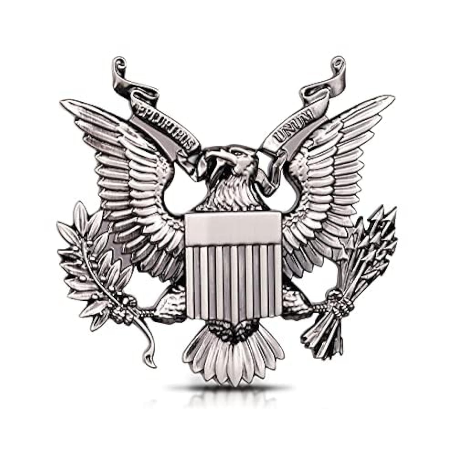 United States Military Us Army Metal Car Emblem Sticker Decal (Gun Color)