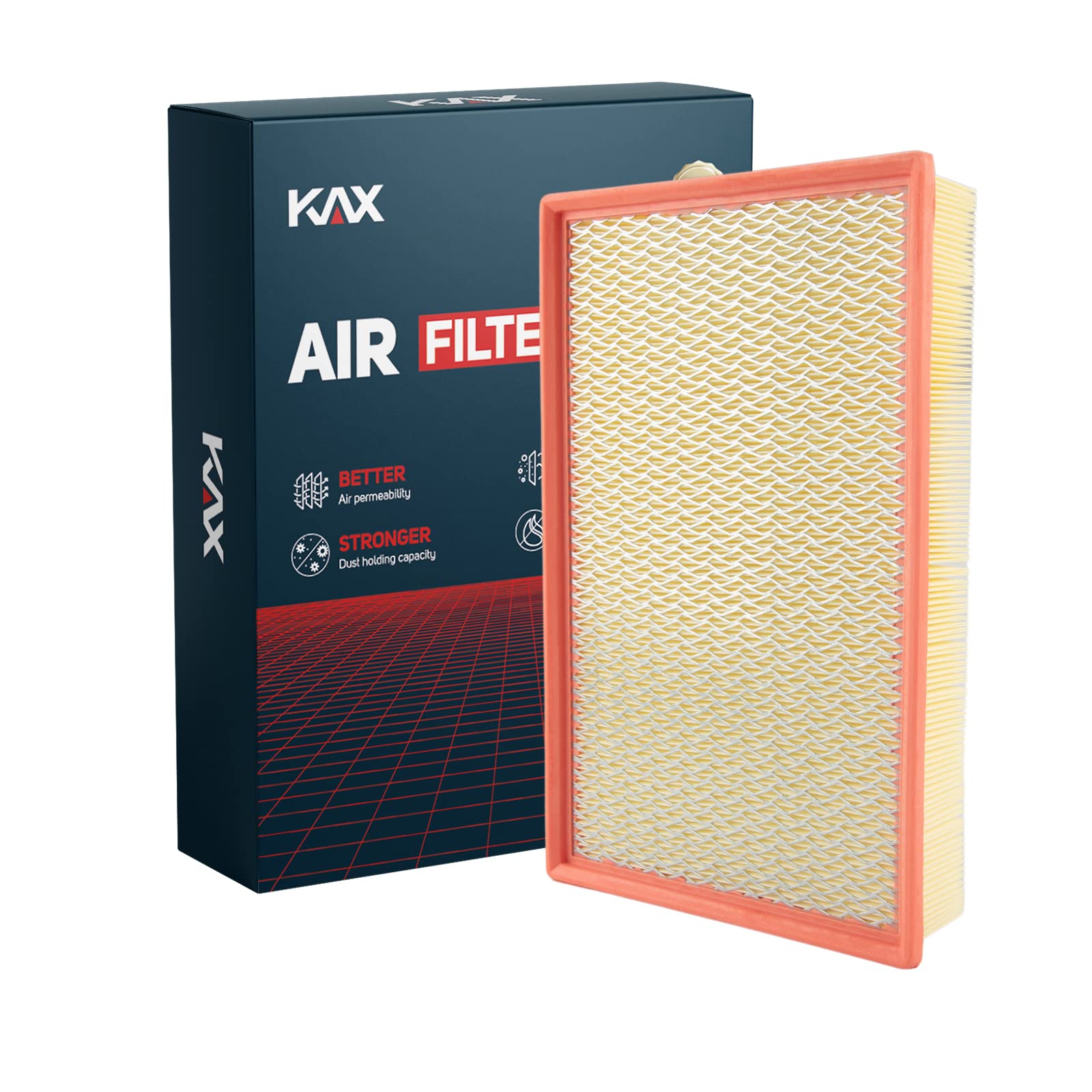 Kax Engine Air Filter, Ca9401 Replacement For Ram 1500 2011-2018 2002-2010, Ram 2500 2003-2010, Ram 1500 Classic 2019-2023, Adva