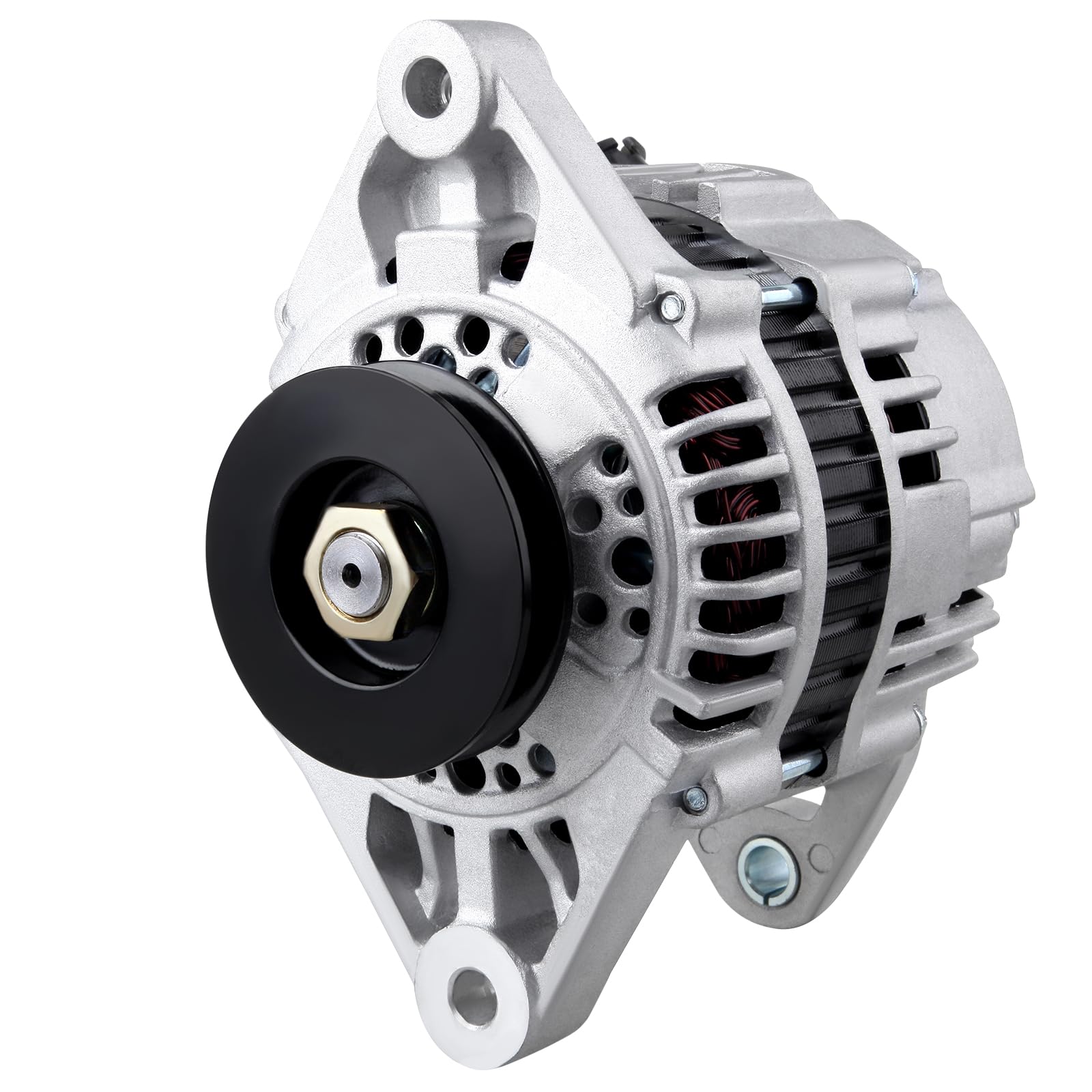 SCITOO Alternator Fits for Nissan Frontier 1998-2004, Xterra 2000-2004, 2.4L- 12V 70 Amp CW 1-Groove Pulley, Replace OE 13778