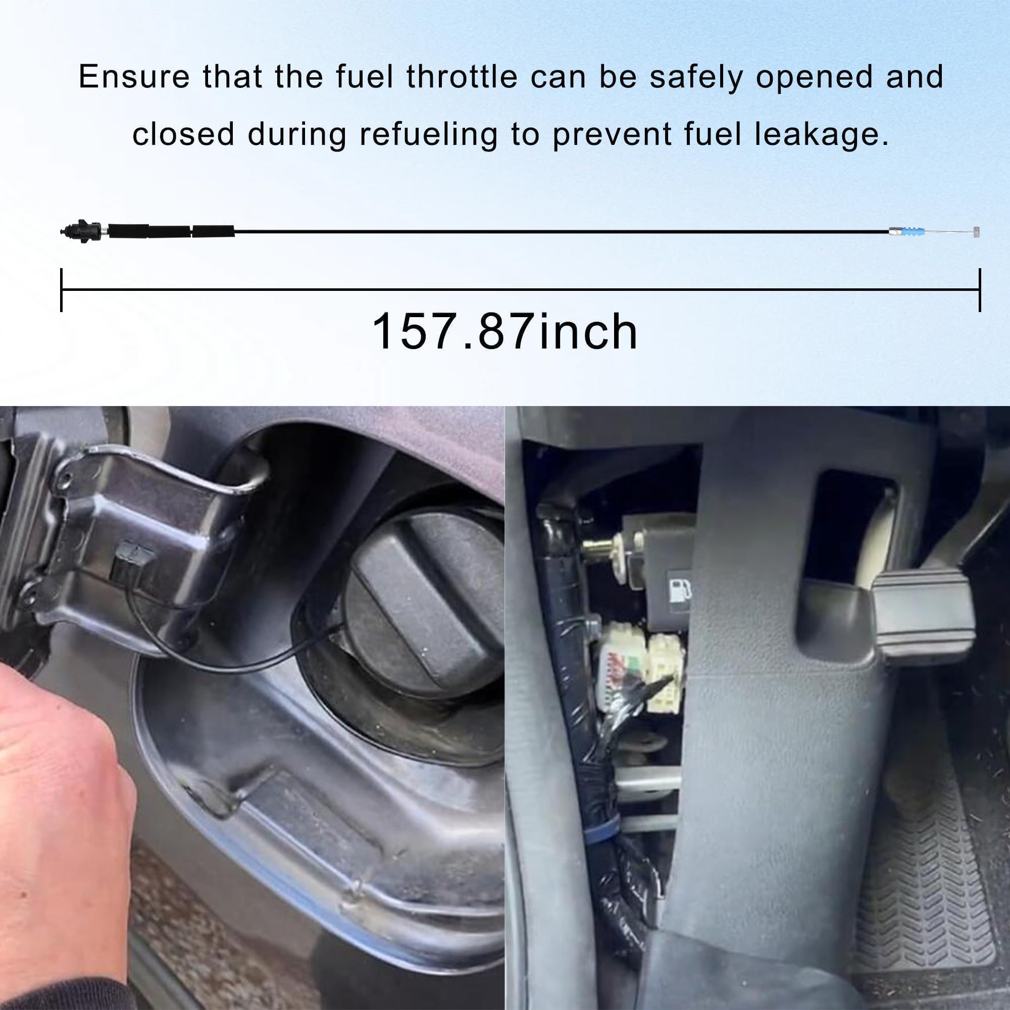 Shtuomoland 74411T0A003 Fuel Gas Door Release Cable Fits for Honda CR-V 2012 2013 2014 2015 2016 Replace 74411-T0A-003