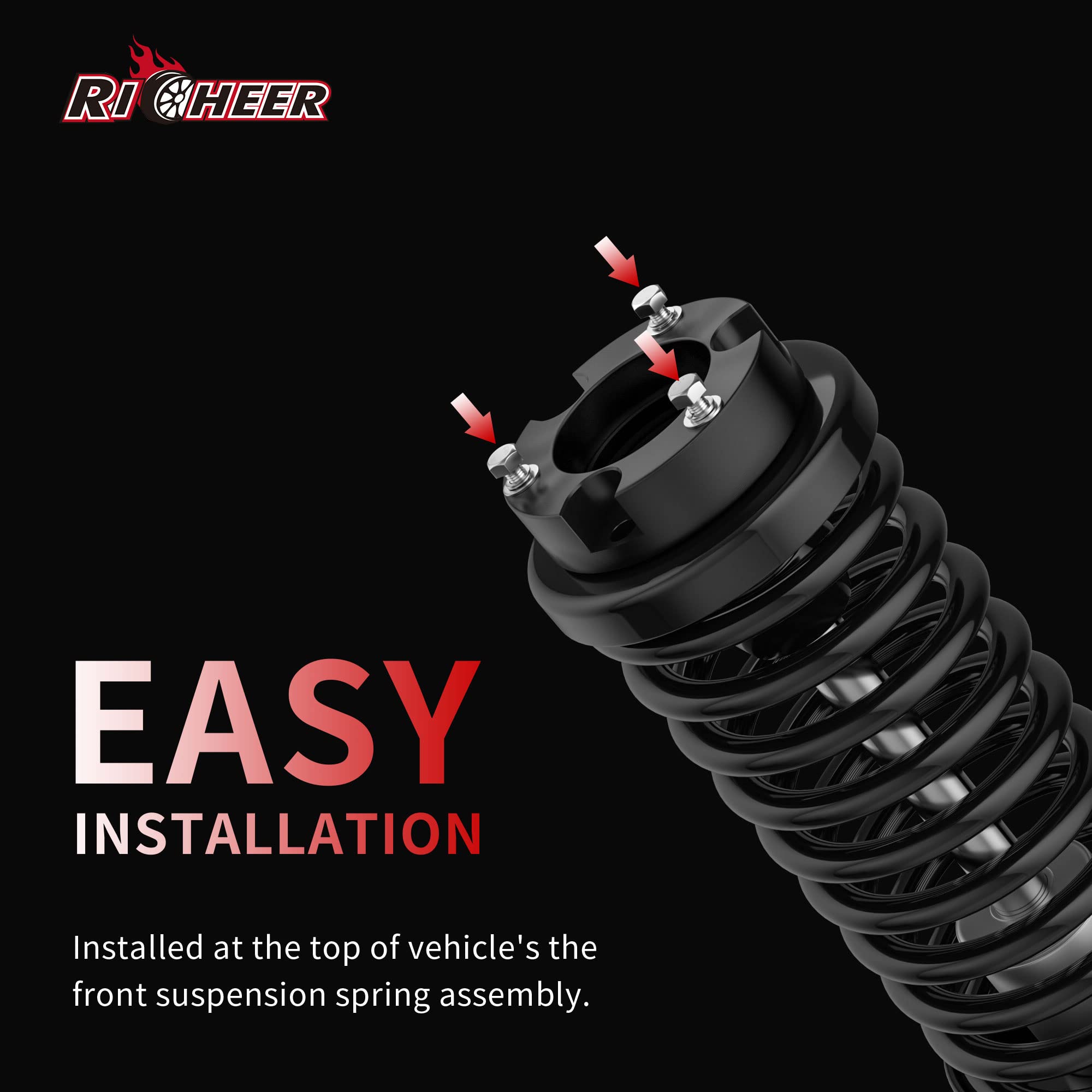 2.5 Inch Leveling Lift Kit Compatible With 2005-2023 Tacoma 2003-2023 4Runner,Leveling Lift Kit Fit For 2005-2023 Tacoma/2003-20