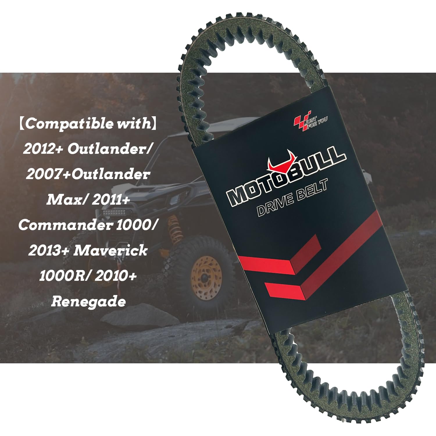 MOTOBULL ATV/UTV CVT Can-am Drive Belt 420280360 715000302 715900030 Compatible with Commander 800 1000 Maverick 1000R Max Outla