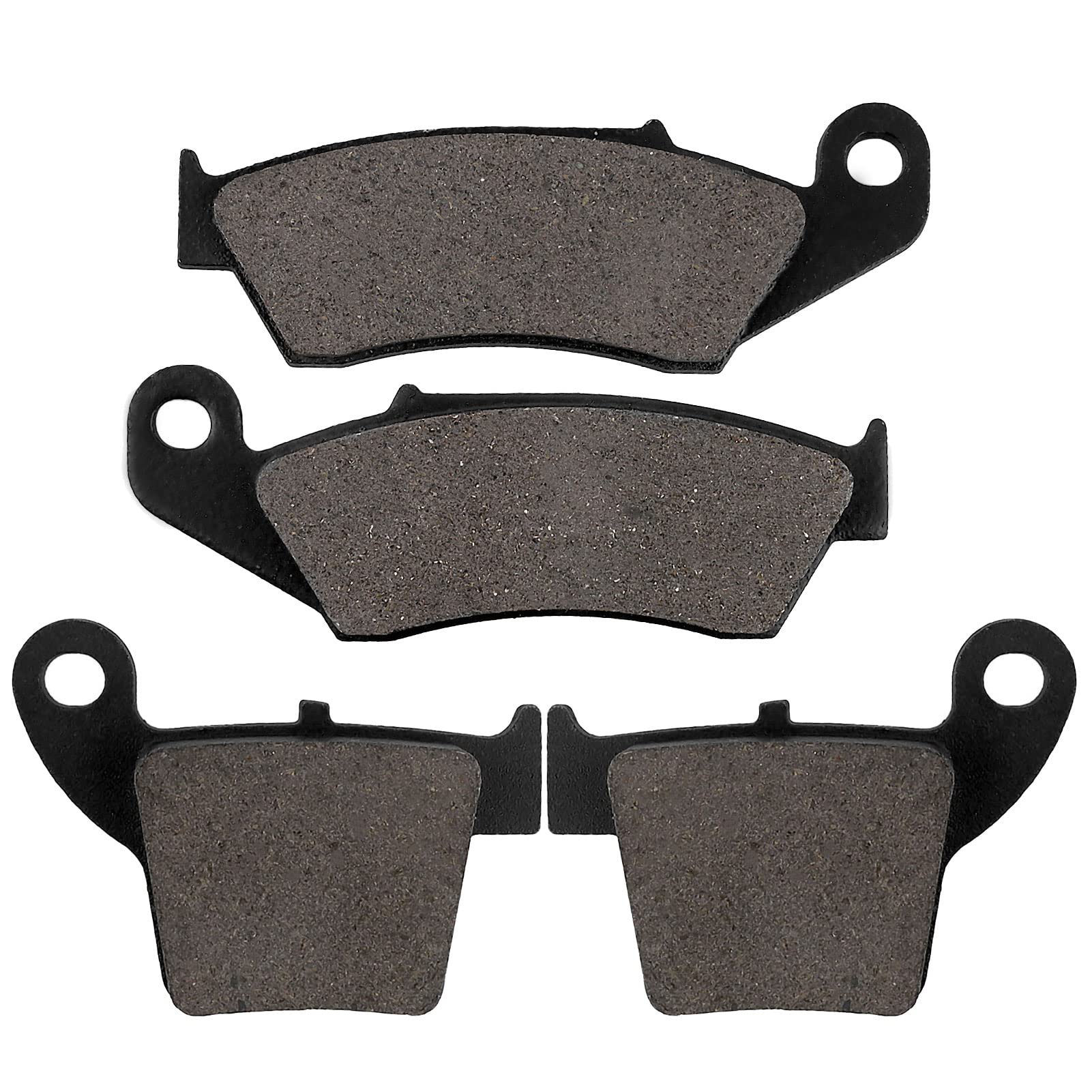 SOLLON Brake Pads Front and Rear for Honda CR125R 2002-2007, CR250R 2002-2007, CRF250R/CRF250X 2004-2017, CRF450RX 2017, CRF450X