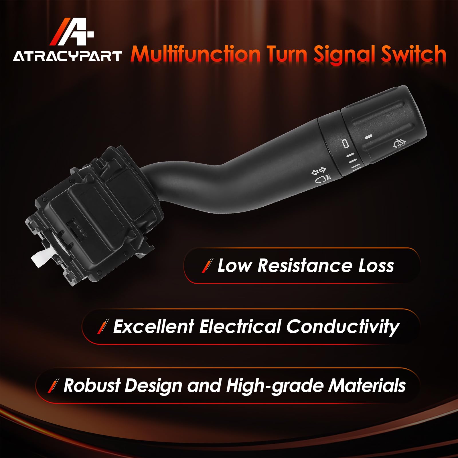 Windshield Wiper Switch Multifunction Turn Signal Control, Compatible With 2015-2023 Ford F150/F250/F350/F450/F550 Super Duty, F650/F750, Replaces# Cbs2293, Fl3Z13K359Aa