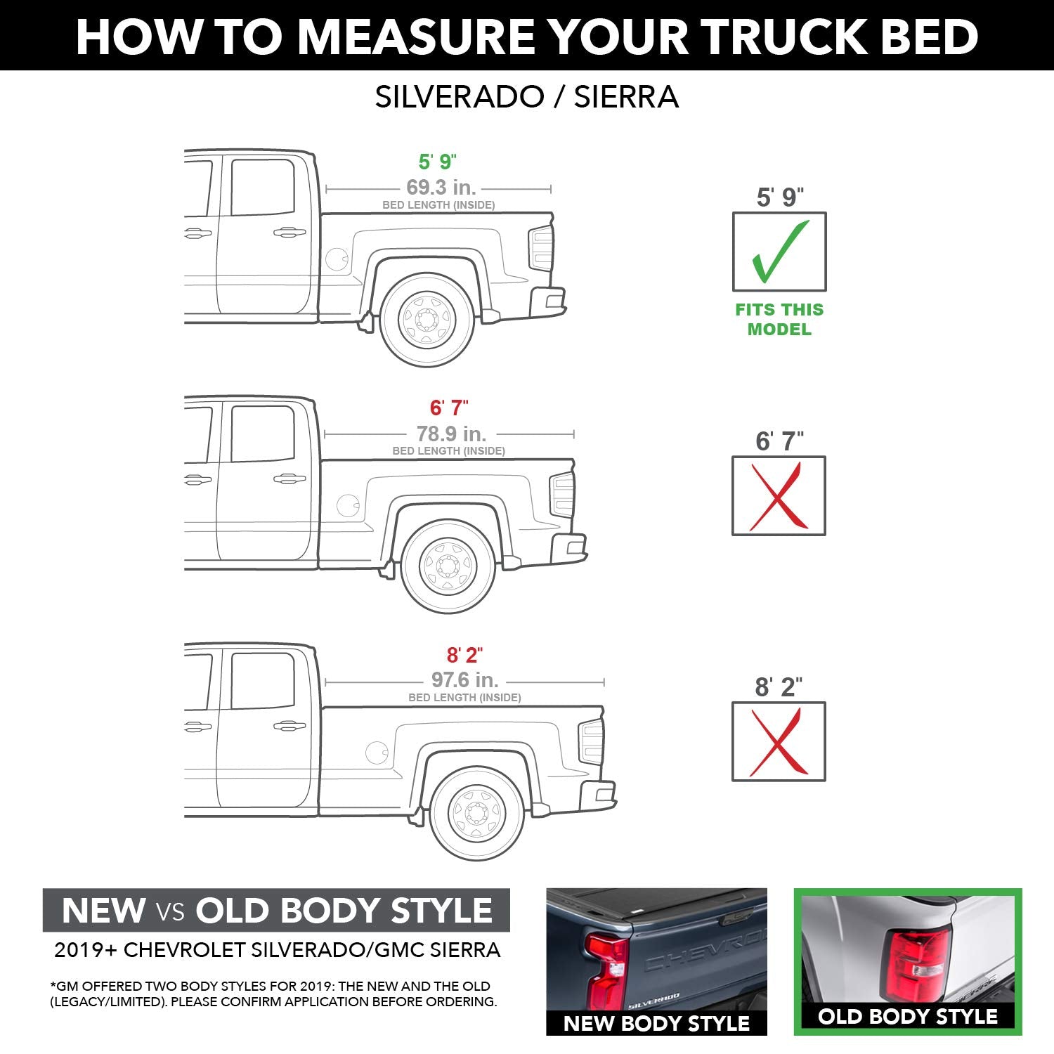 Realtruck Bak Bakflip Mx4 Hard Folding Truck Bed Tonneau Cover | 448120 | Fits 2014 - 2018, 19 Ltd/Lgcy Chevy/Gmc Silverado/Sier