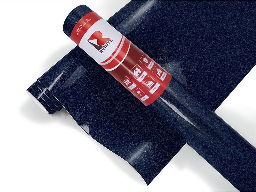 3M 2080 Series Gp272 Gloss Midnight Blue - 5Ft X 1Ft - 5Sq Ft - Dual Cast Thick Vinyl Car Wrapping Film - Air Release Vehicle Sh