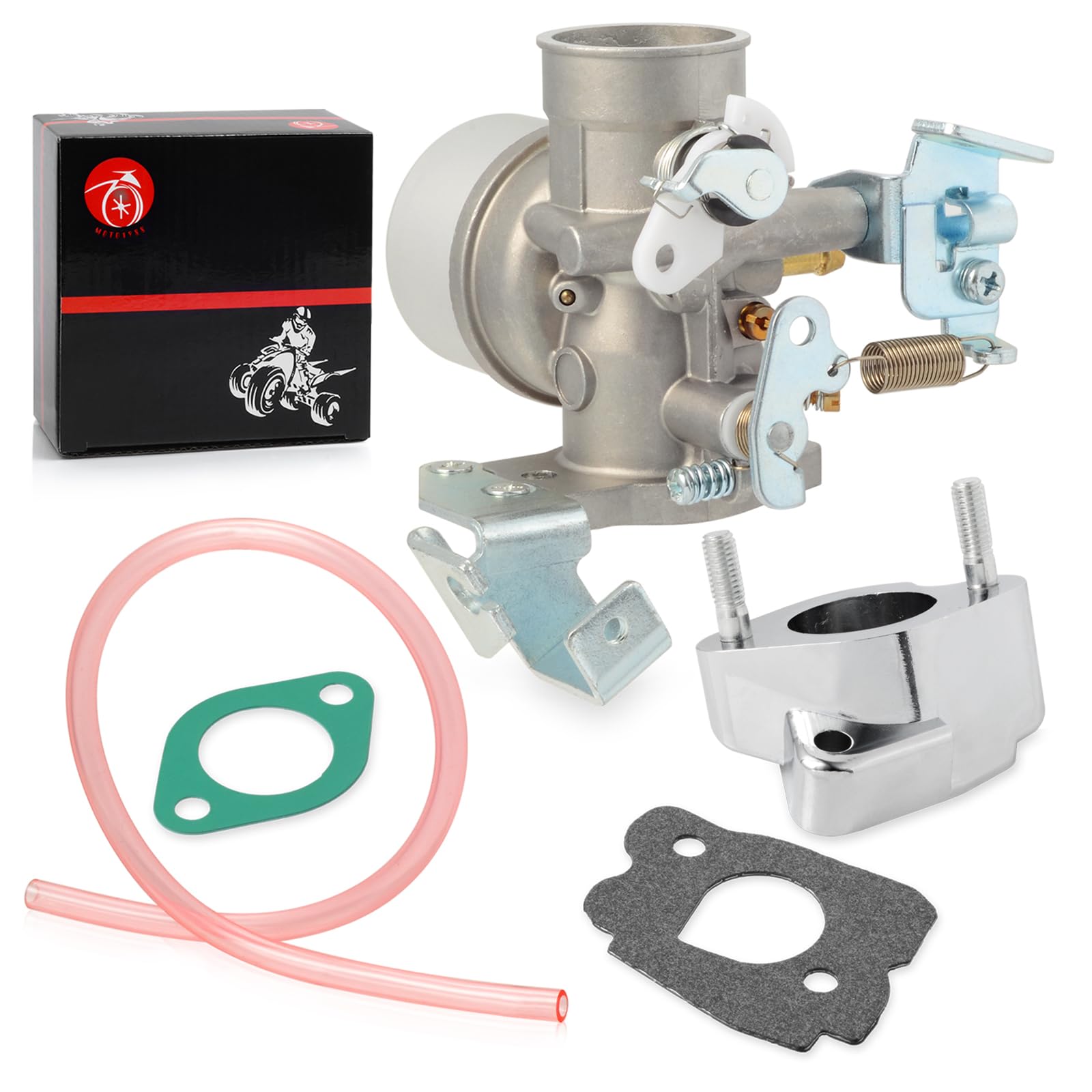 MOTO1988 Carburetor & Aluminum Intake Manifold Boot W/Gasket for YAMAHA Golf Cart G2 G8 G9 G11 (85-95)