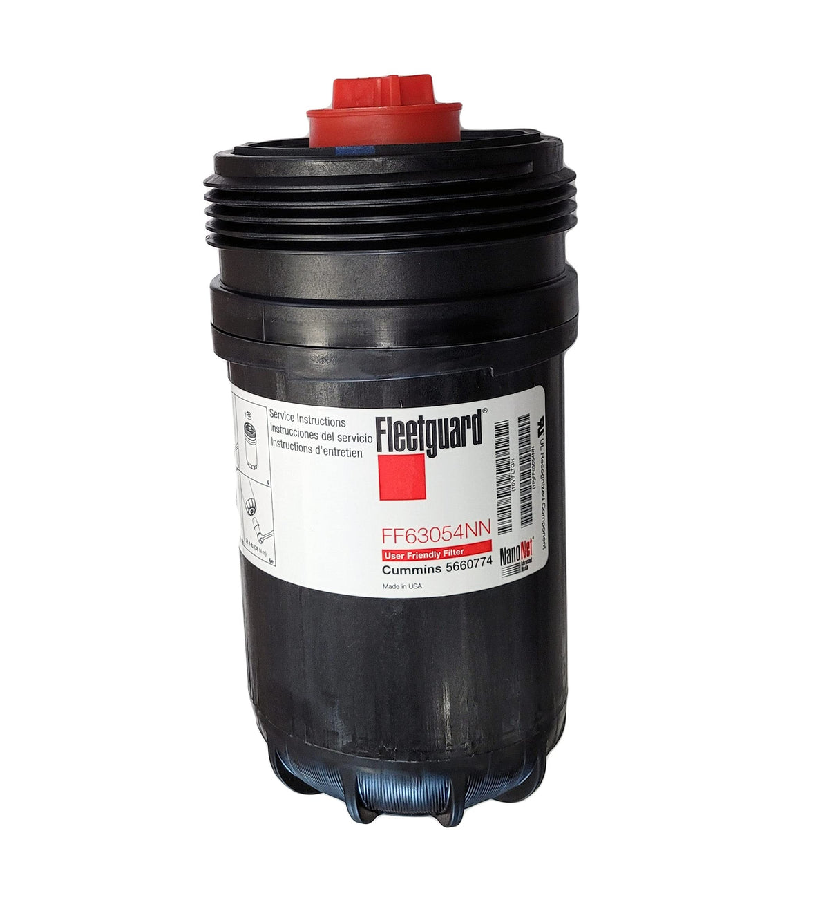 Ff63009 Fleetguard Fuel Filter (Replaced By Ff63054Nn) (Pack Of 6)