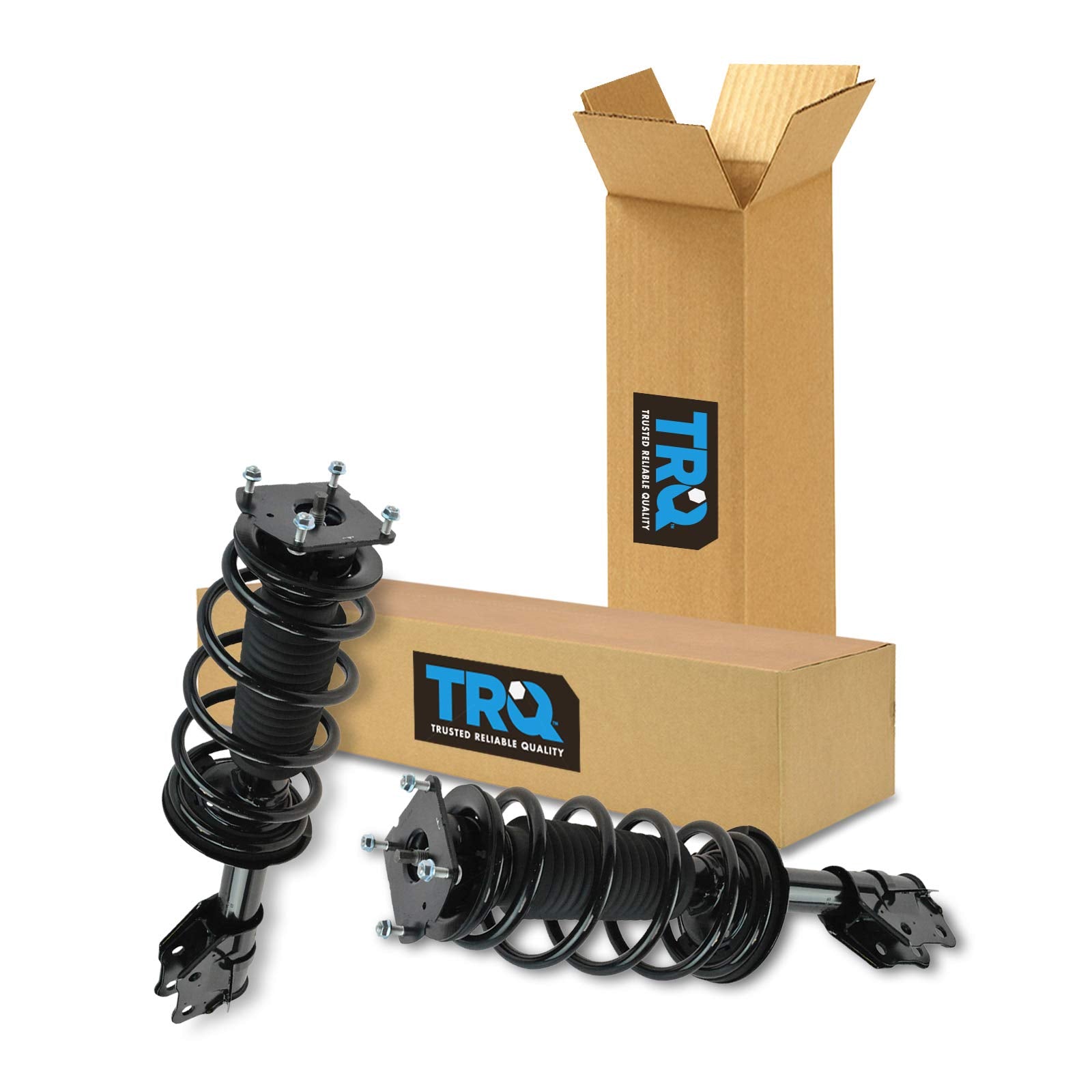Trq Front Strut & Coil Spring Assembly Set Driver & Passenger Sides Compatible With 11-14 Ford Edge 11-15 Lincoln Mkx