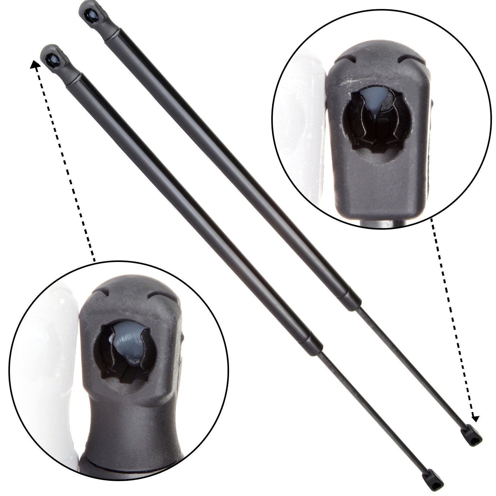 Scitoo Rear Left And Right Liftgate Lift Supports Struts Gas Springs Shocks Fit For Jeep Commander 2006-2010 -Replace 6186 Sg214