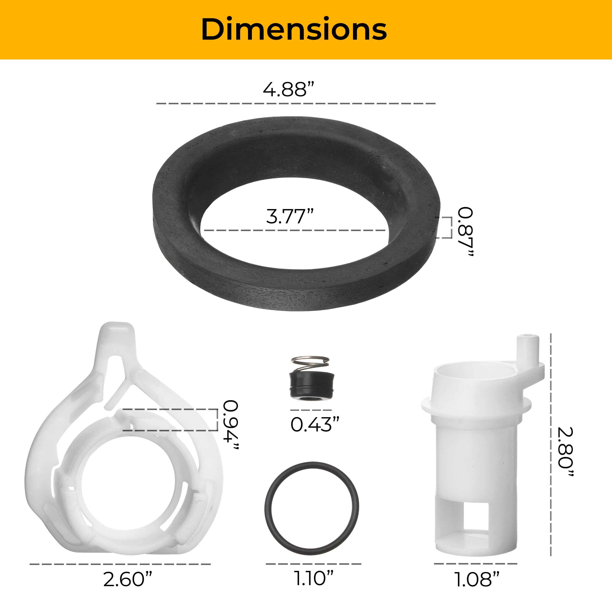 Halotronics 42049 Water Valve Style Ii Kit Compatible Replacement For Thetford Aqua Magic Style Ii Toilets - New 2024