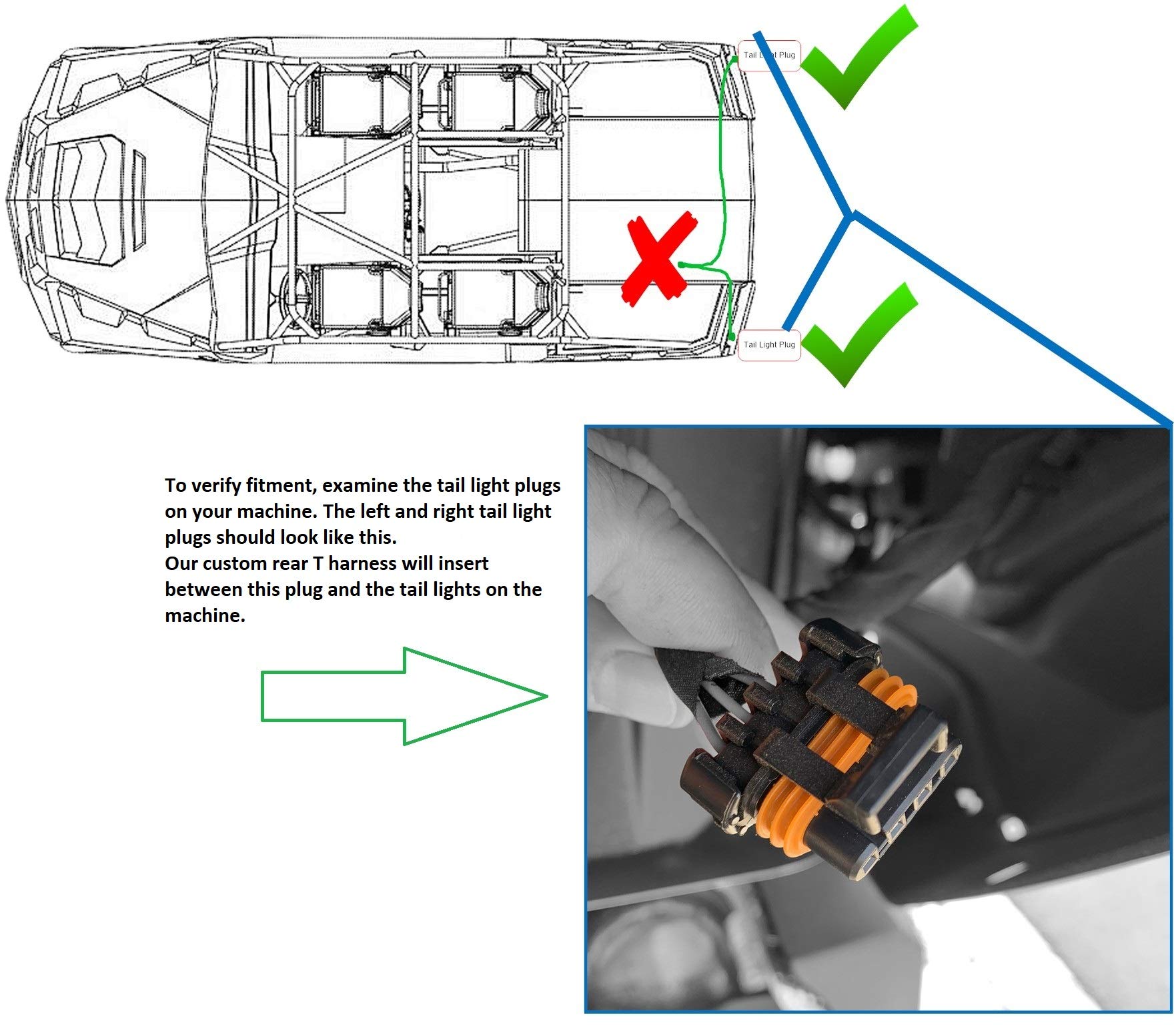 Mcsadventures Street Legal Plug And Play Turn Signal Horn Kit For 14-23 Polaris Rzr 1000, 19+ Ranger Xp 1000