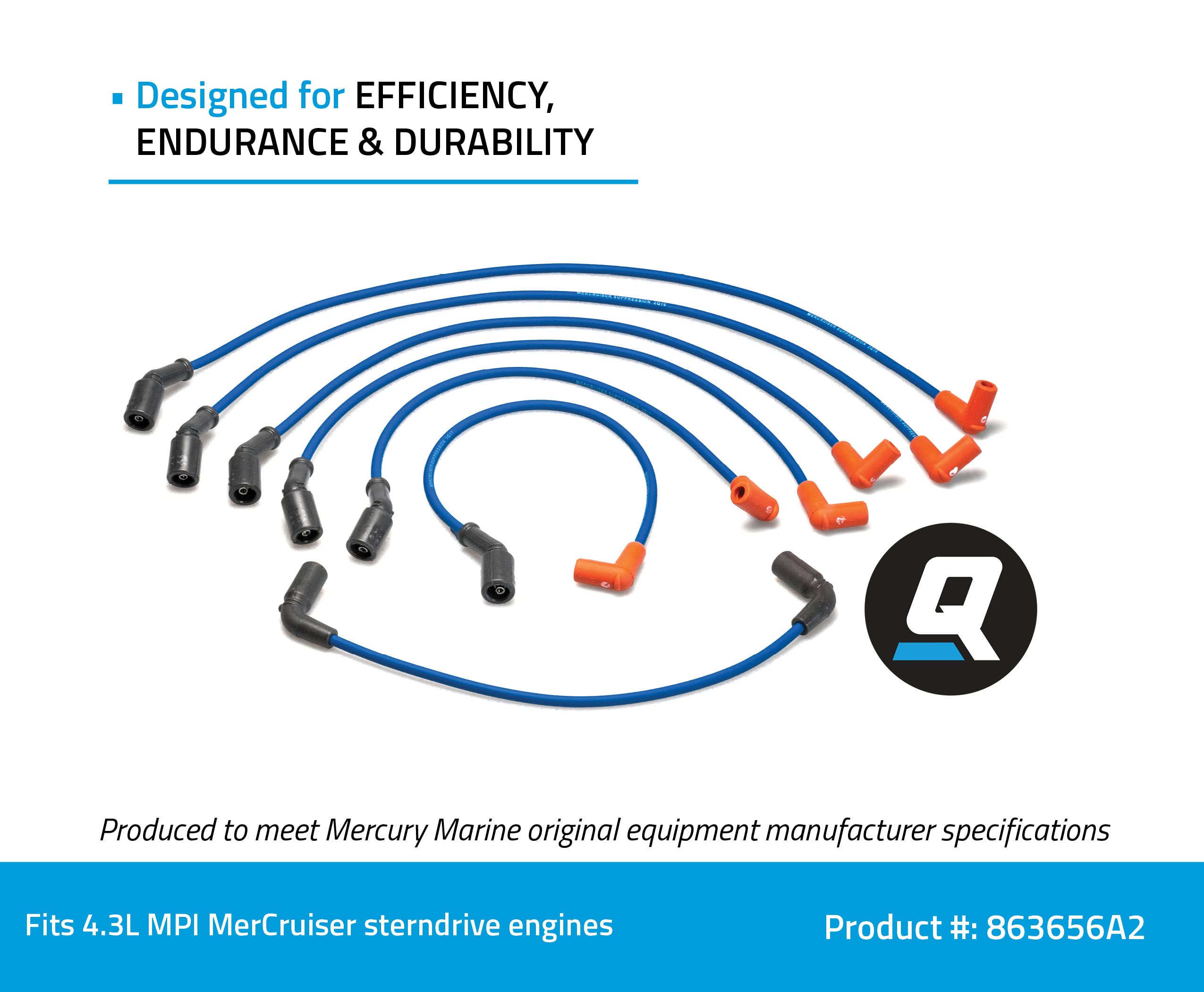 Quicksilver 816296Q03 In-Line Fuel Filter Element For Mercury And Mariner Outboards