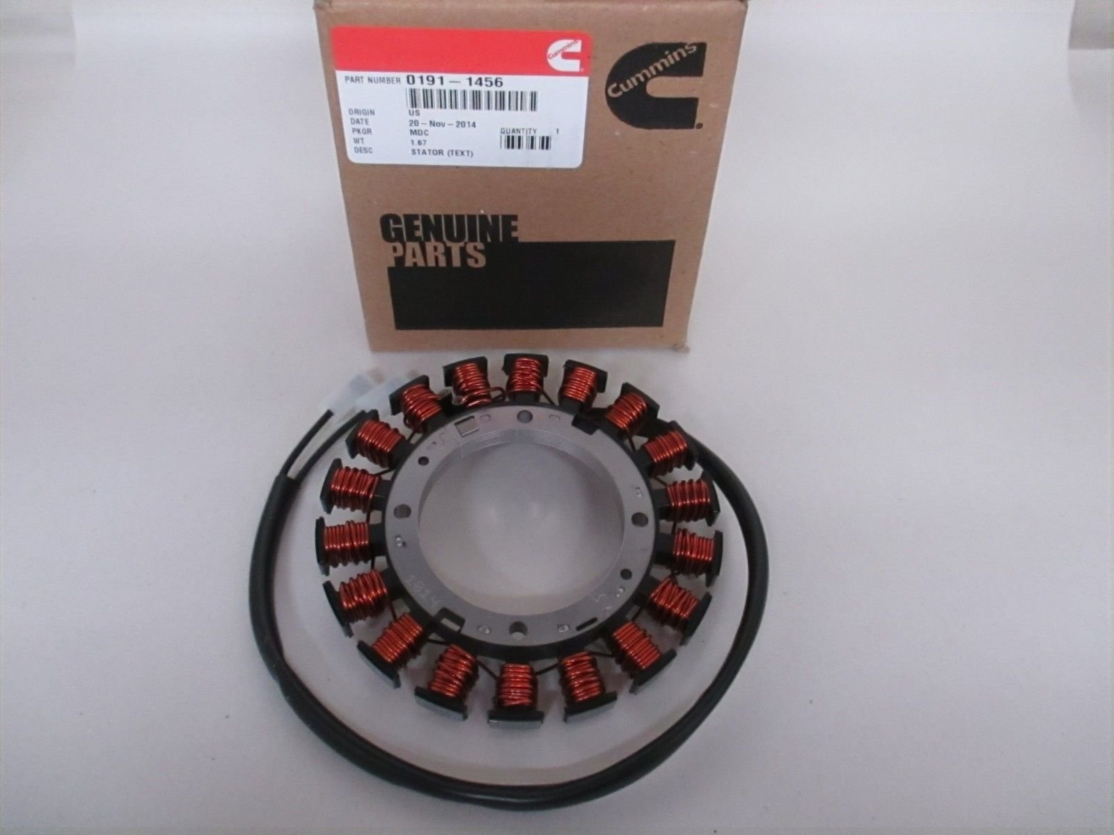 Onan Genuine 191-1456 20 Amp Stator For B & P Series 191-0885 191-1256 191-1102