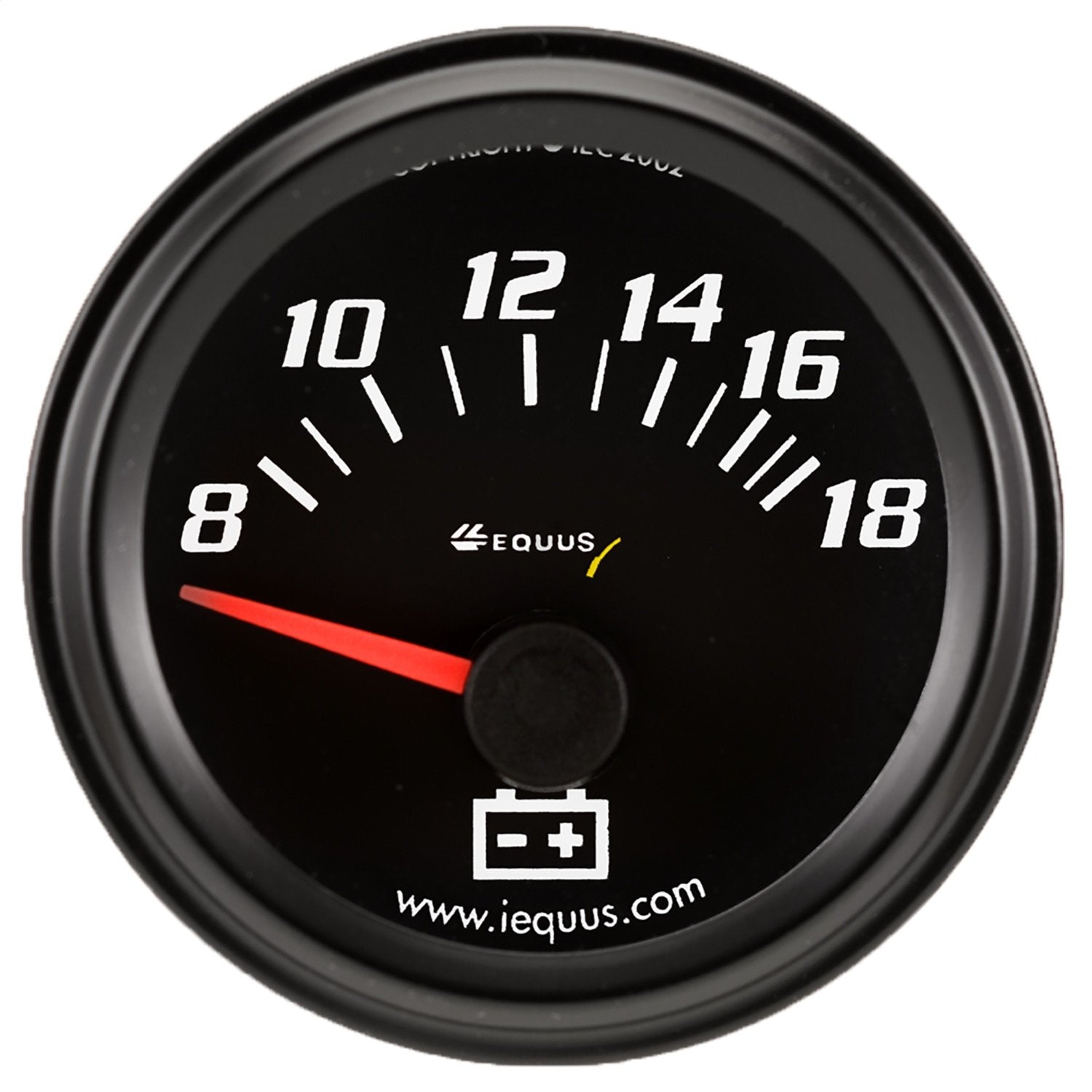 Equus 6268 2'' Voltmeter, Black