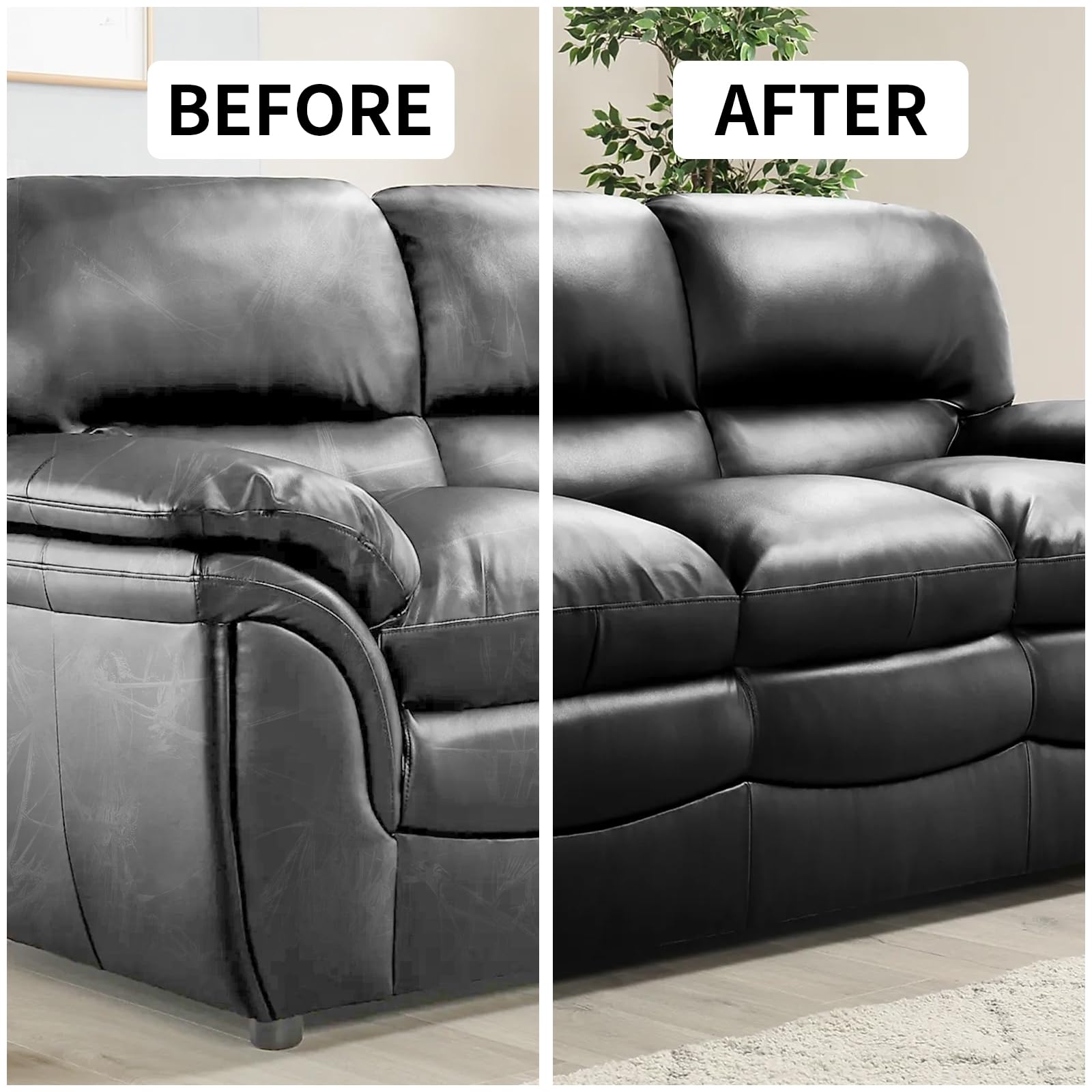 Leather Recoloring Balm Beige Leather Color Restorer for Couches,Leather Dye Paint Leather Color Restorer Leather Fade Scratch R