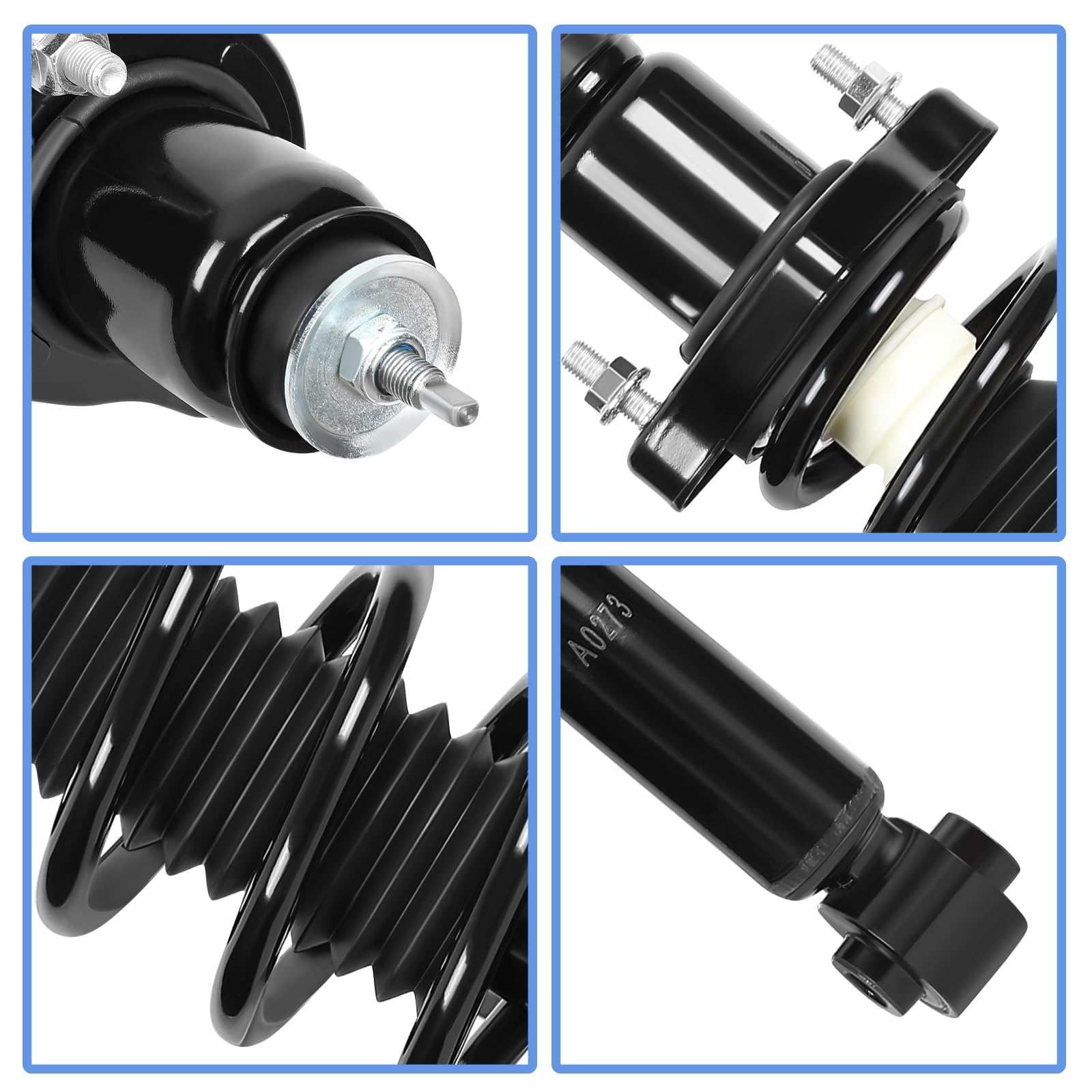 Yitamotor Rear Complete Strut Quick Struts Shocks Assembly Compatible With 2011-2014 Chrysler 200, 2007-2010 Chrysler Sebring Se