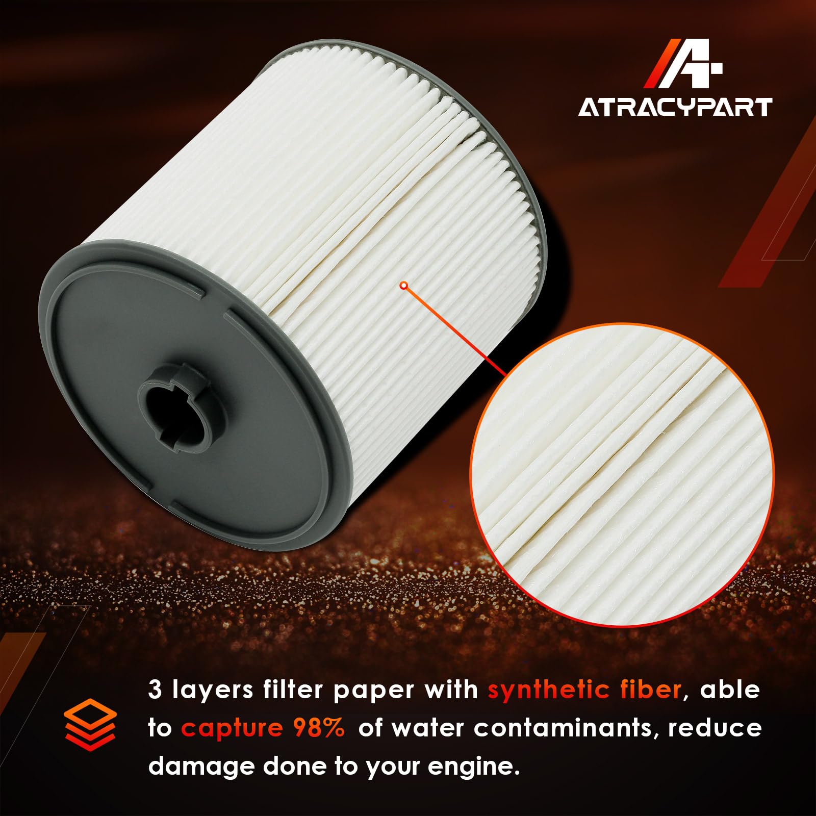 6.7L Cummins Fuel Filter Water Separator And Oil Filter Set Replacement For 2019-2024 Dodge Ram 2500 3500 4500 5500 Replaces# 68
