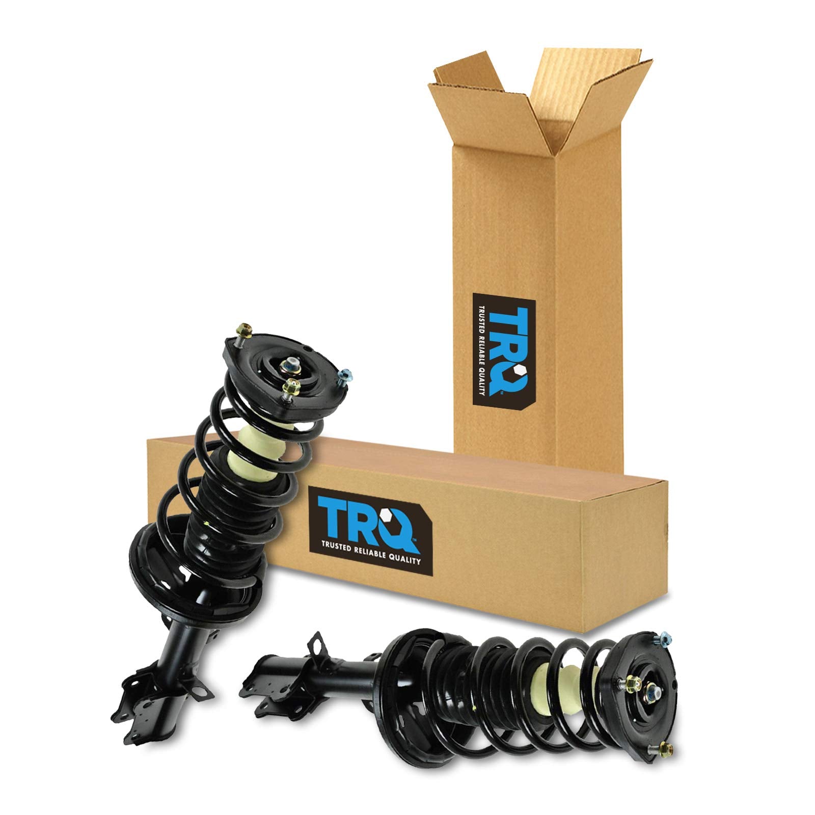 Trq Rear Strut & Coil Spring Assembly Set Driver & Passenger Sides Compatible With 98-02 Chevrolet Prizm 93-97 Geo 93-02 Toyota 