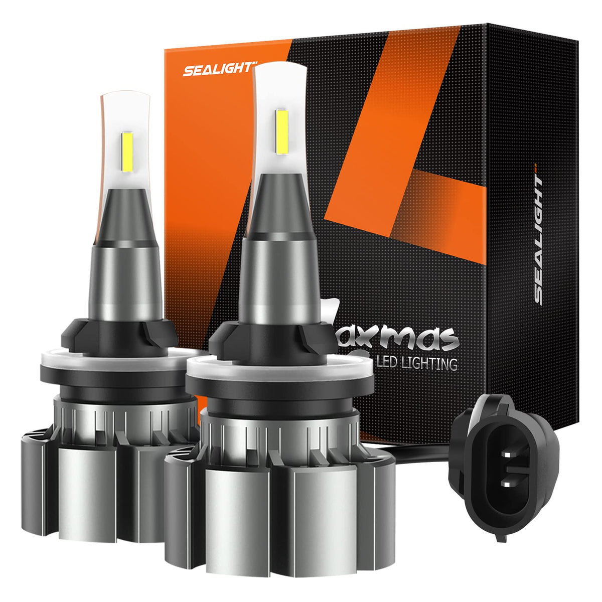 Sealight 880 Led Fog Light Bulbs Or Drl, 6000K Xenon White, 30W Super Bright, 885 893 899 Fog Light, Can-Bus Error Free, Plug An