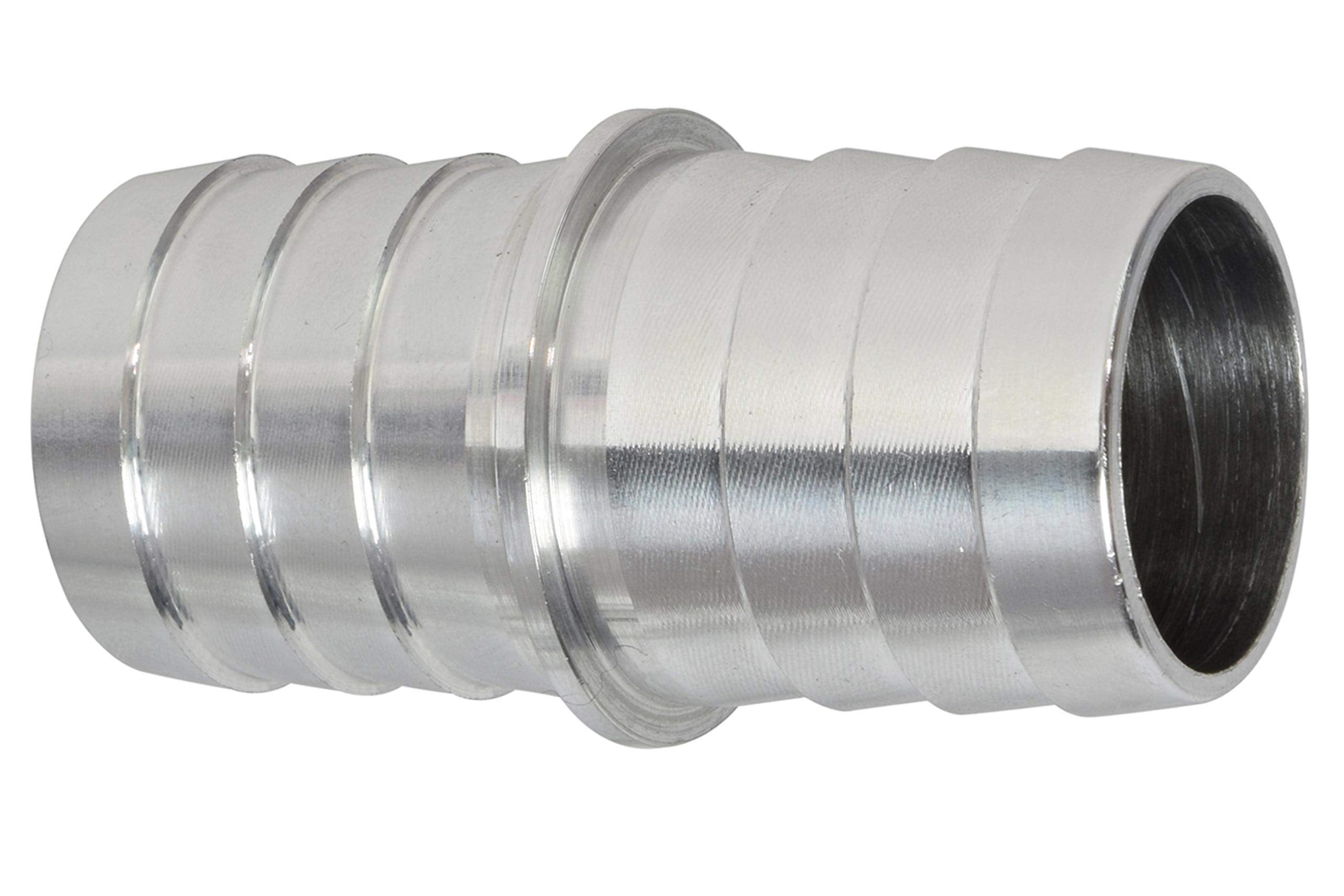 Ict Billet 1.0'' To 1.0'' Inch Hose Barb Splice Coupler Repair Fitting Adapter Connector Radiator Coolant Intercooler Heat Excha