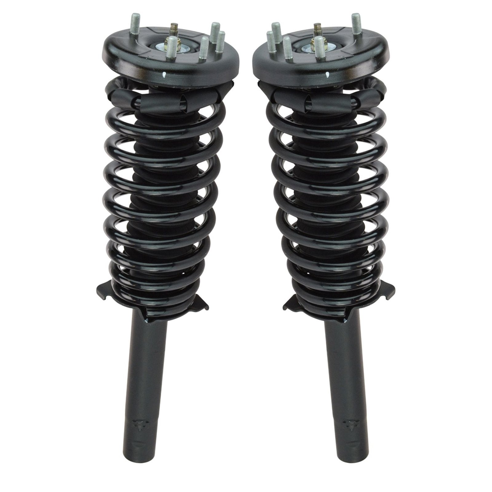 Trq Front Strut & Coil Spring Assembly Set Driver & Passenger Sides Compatible With 01-03 Acura Cl 98-02 Honda Accord