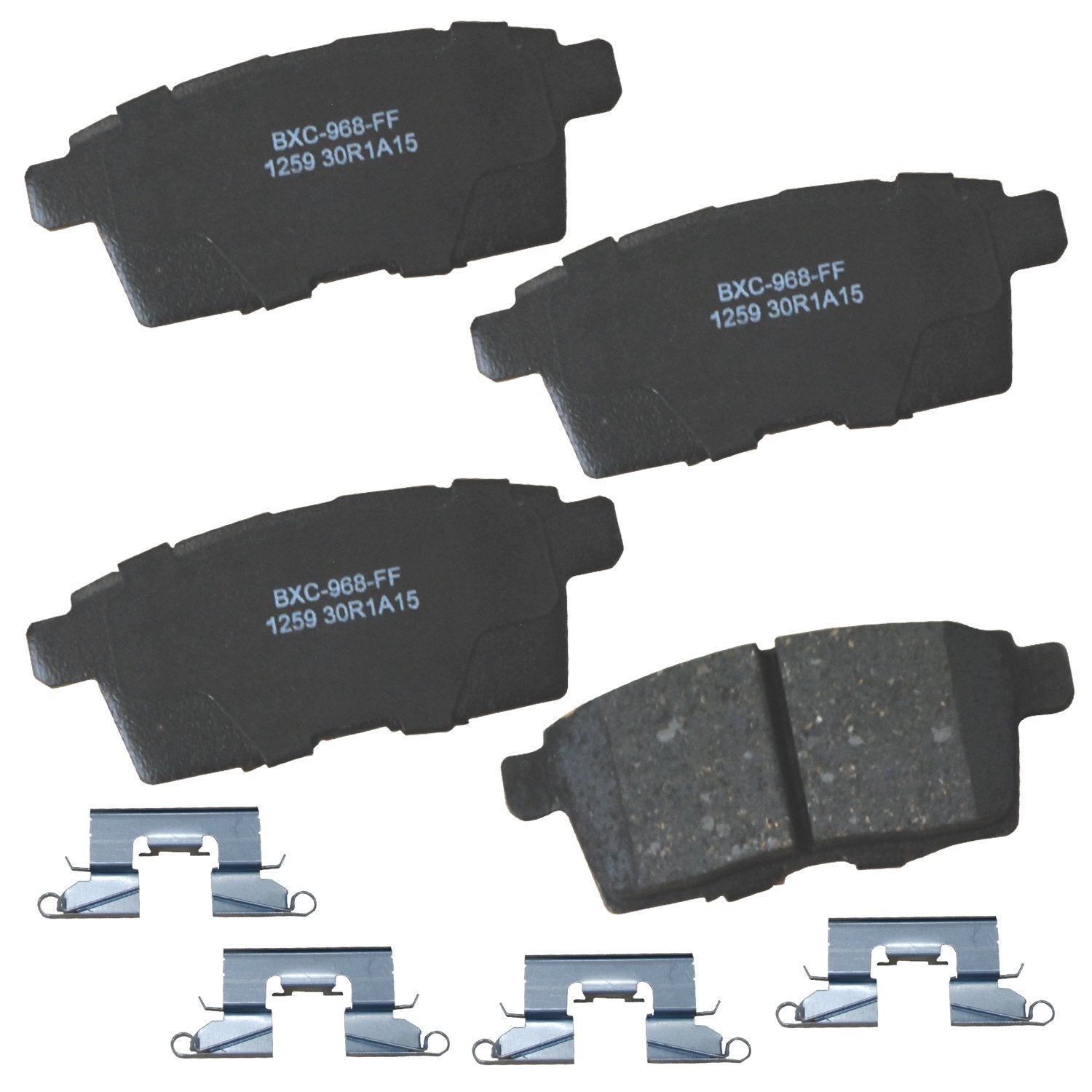 Bendix Premium Sbc1259 Ceramic Rear Brake Pads For Ford Edge 2010-2007, Lincoln Mkx 2010-2007, Mazda Cx-7 2012-2007, Cx-9 2011-2