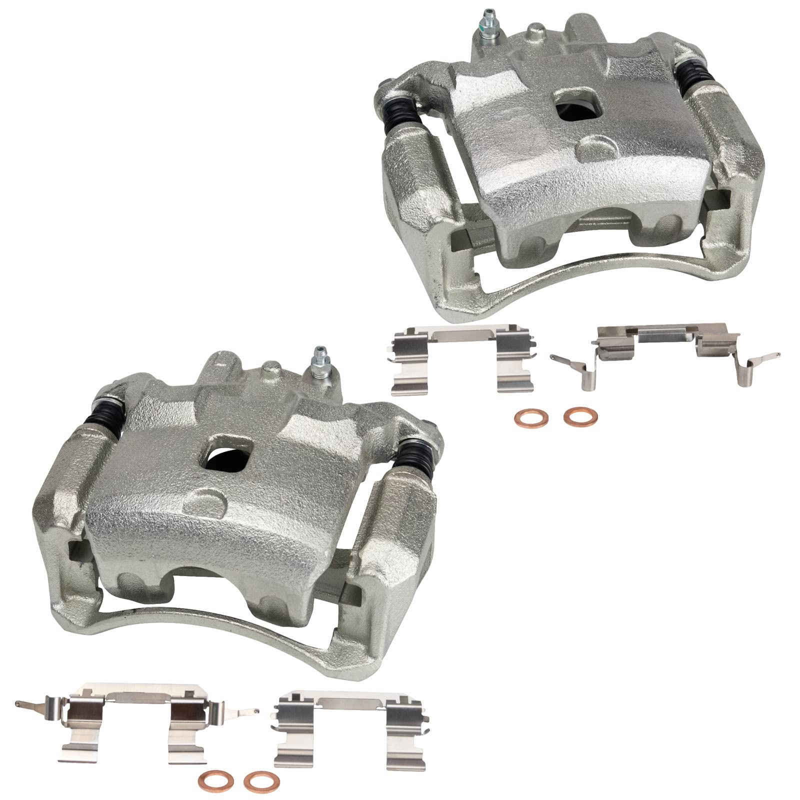 Trq Front Brake Caliper Set Compatible With 2007-2019 Nissan Sentra