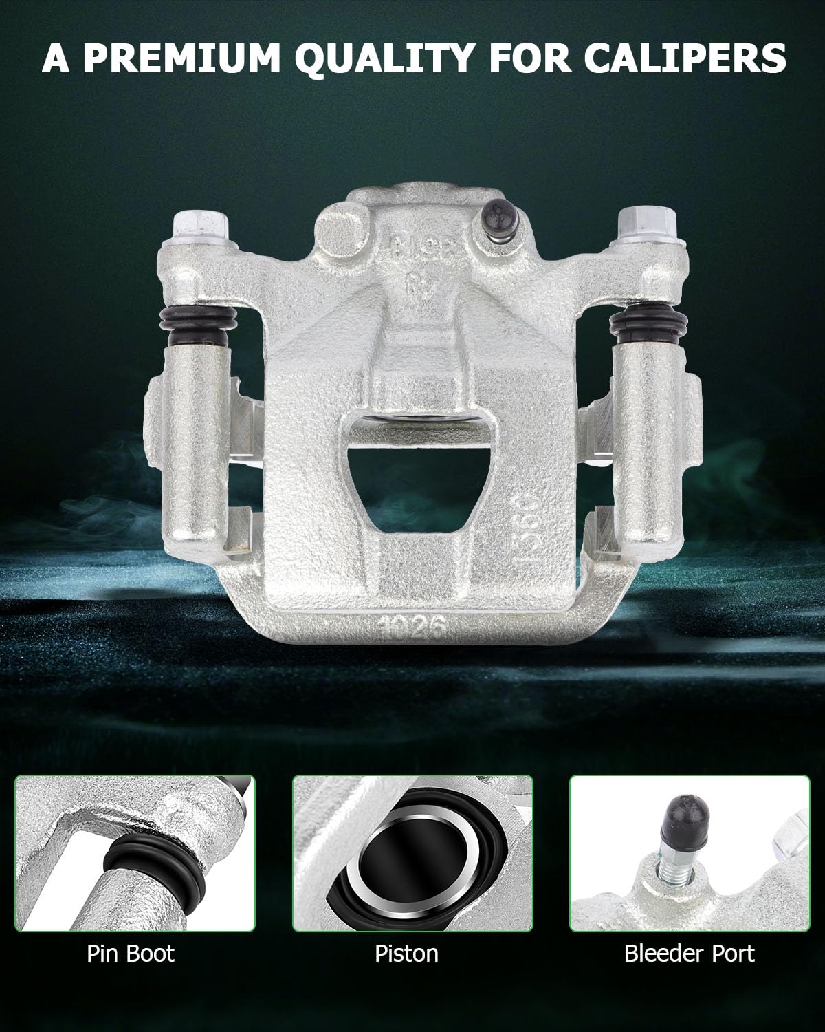 Scitoo Rear Left Brake Caliper With Bracket 19-B2780A Compatible For Nissan Altima 2002-2006 2013-2018 For Nissan Maxima 2003-20