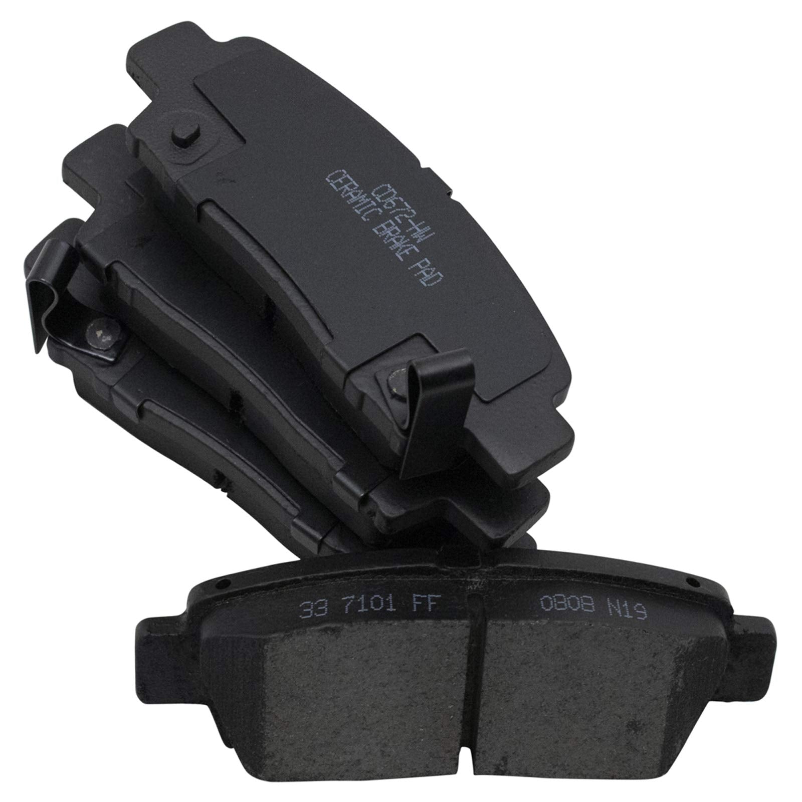 Trq Rear Brake Pad & Rotor Kit Brake Pads Brake Rotor Ceramic Compatible With 1995-1999 Toyota Avalon