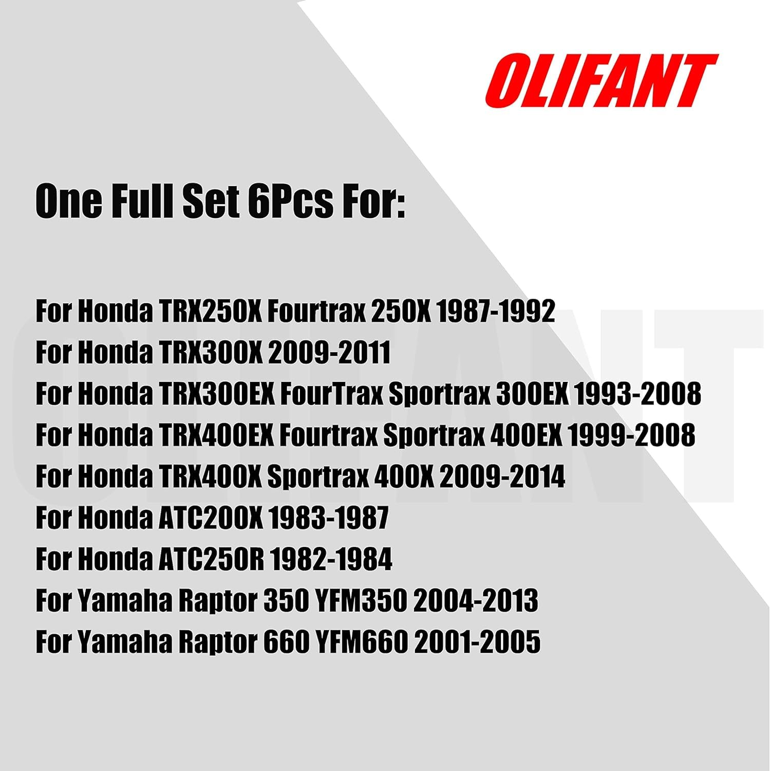 Front Rear Brake Pads For Honda 400EX 300EX 400X 300X 250X ATC200X ATC250R / Yamaha Raptor 350 YFM350 660 YFM660 Full Set Brake