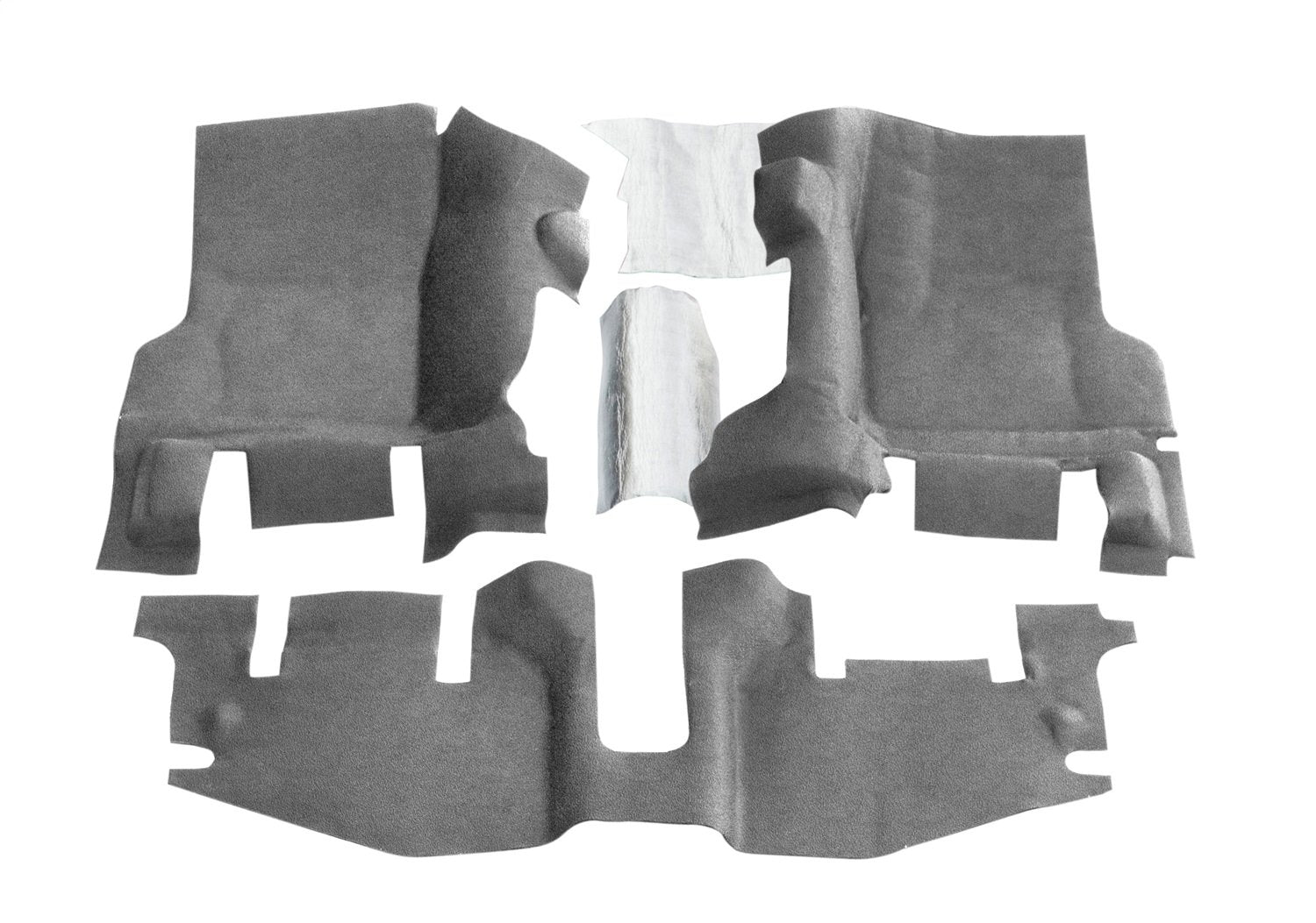 Bedrug Jeep Kit - Bedtred Bttj97F Fits 97-06 Wrangler Tj/Lj Front 3Pc Floor Kit (With Center Console) - Includes Heat Shields