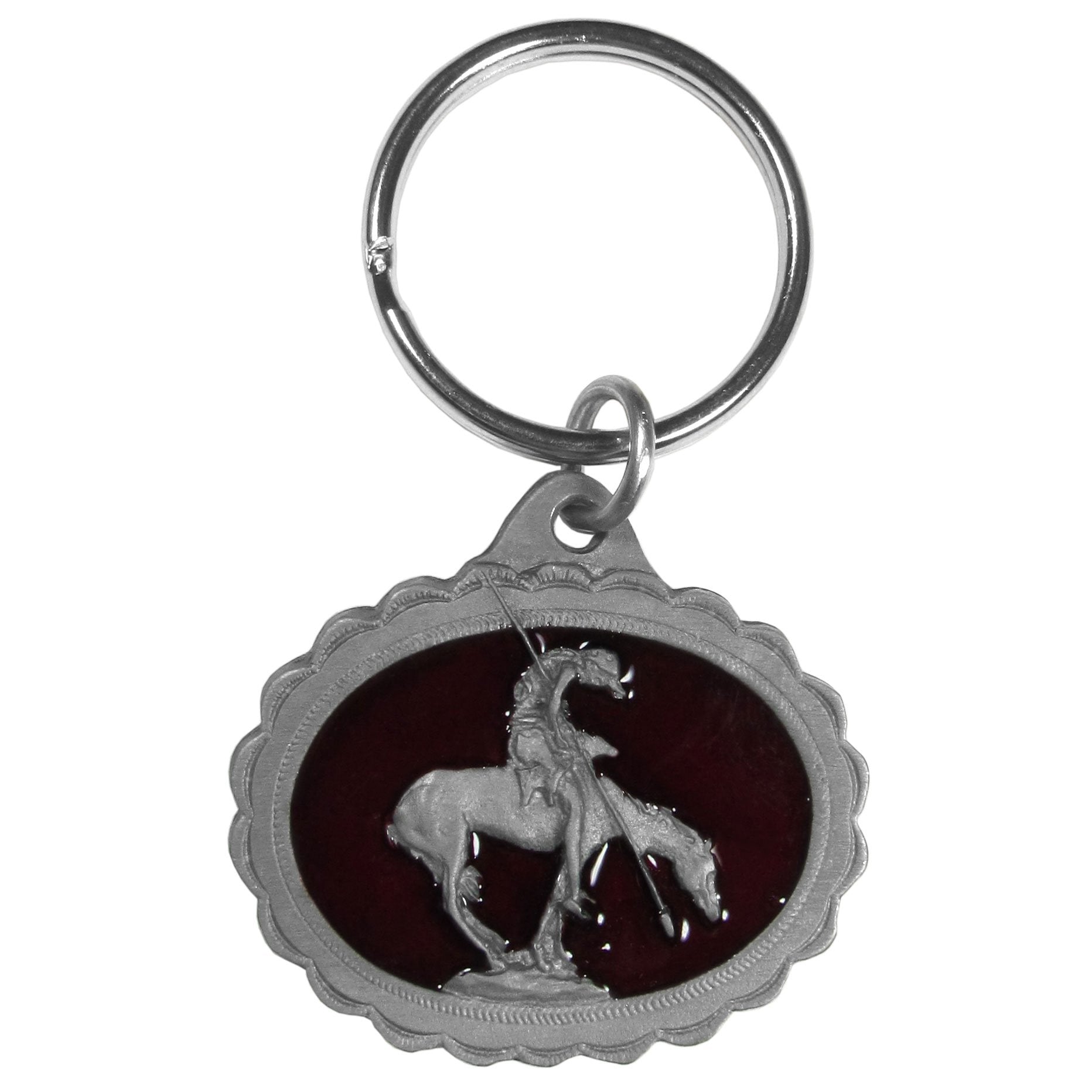 Siskiyou Automotive Metal Key Chain End Of The Enameled Details Trail