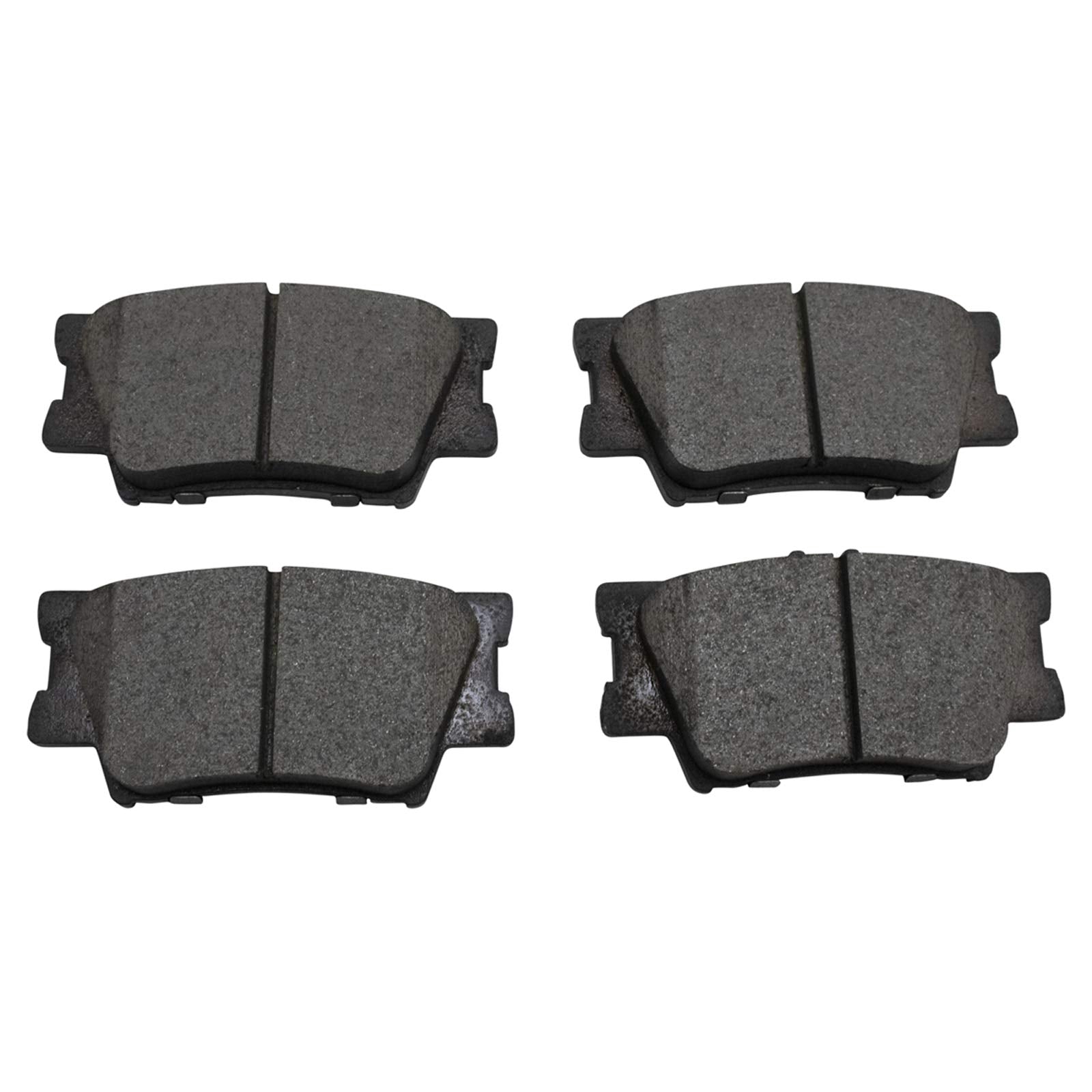 Trq Rear Brake Pad & Rotor Kit Brake Pads Brake Rotor Ceramic Compatible With 2007-2012 Lexus Es350 2008-2012 Toyota Avalon 2007