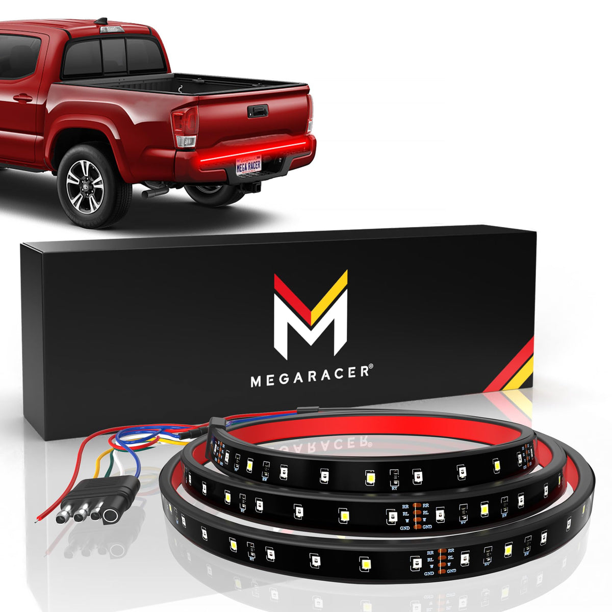 Truck Tailgate Light Bar | 48 Inch Light Bar | Led Brake Light Strip | Truck Led Tail Light Strip | Tail Gate | Under Tailgate L