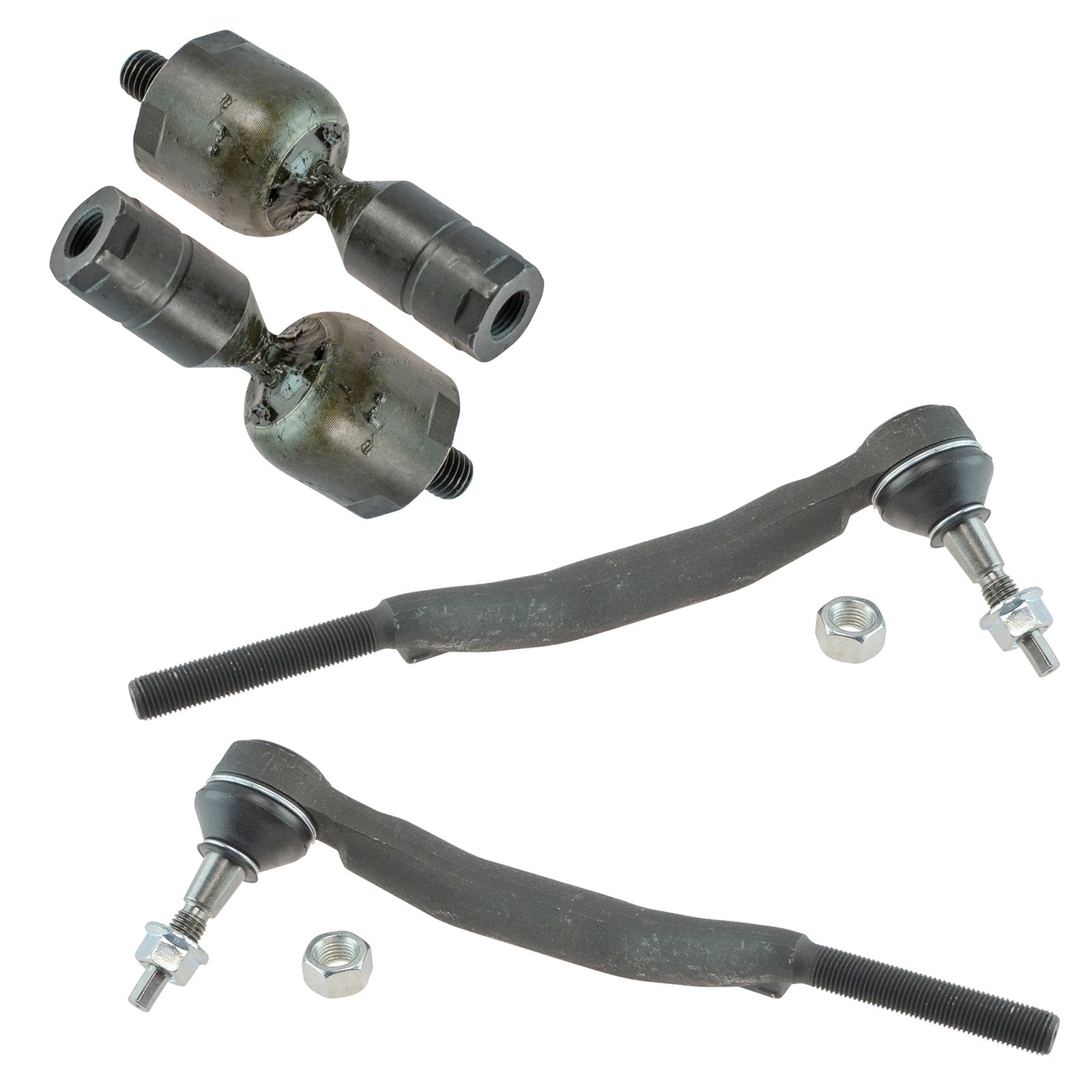 Trq Front Tie Rod Set Compatible With 2005-2011 Cadillac Sts